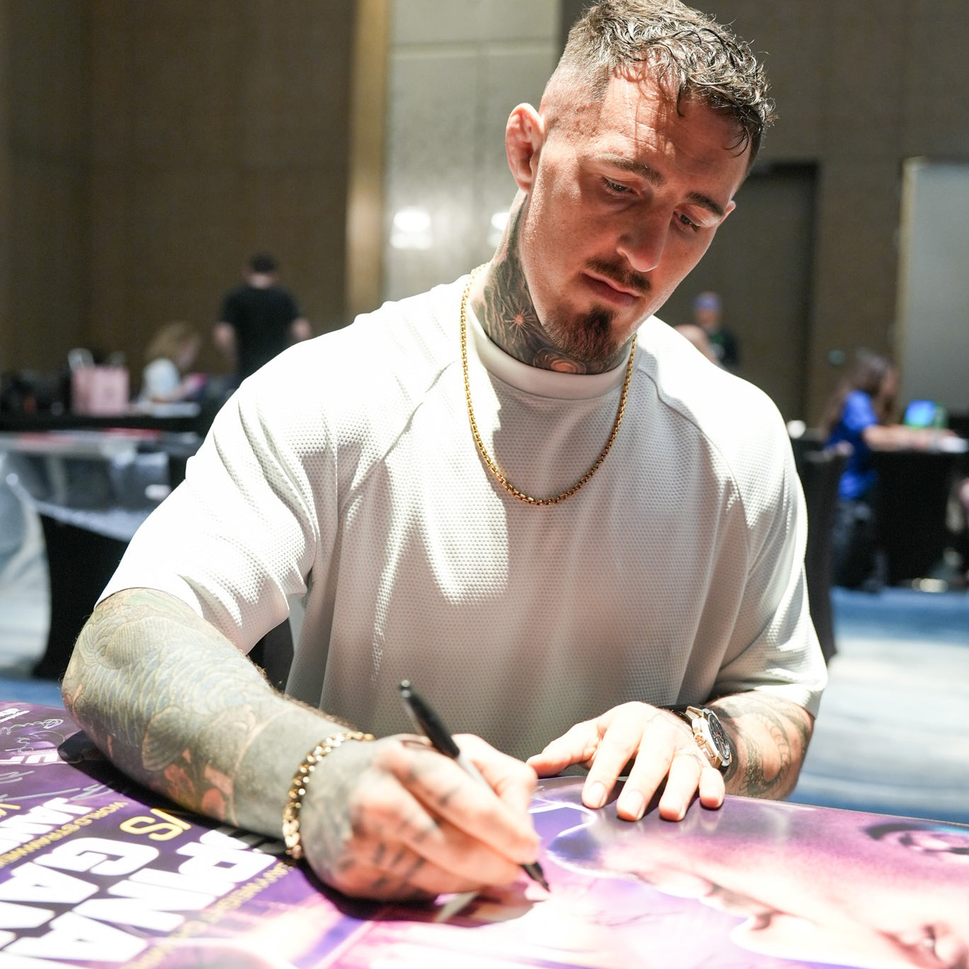 UFC 321: Aspinall vs Gane Autographed Event Poster
