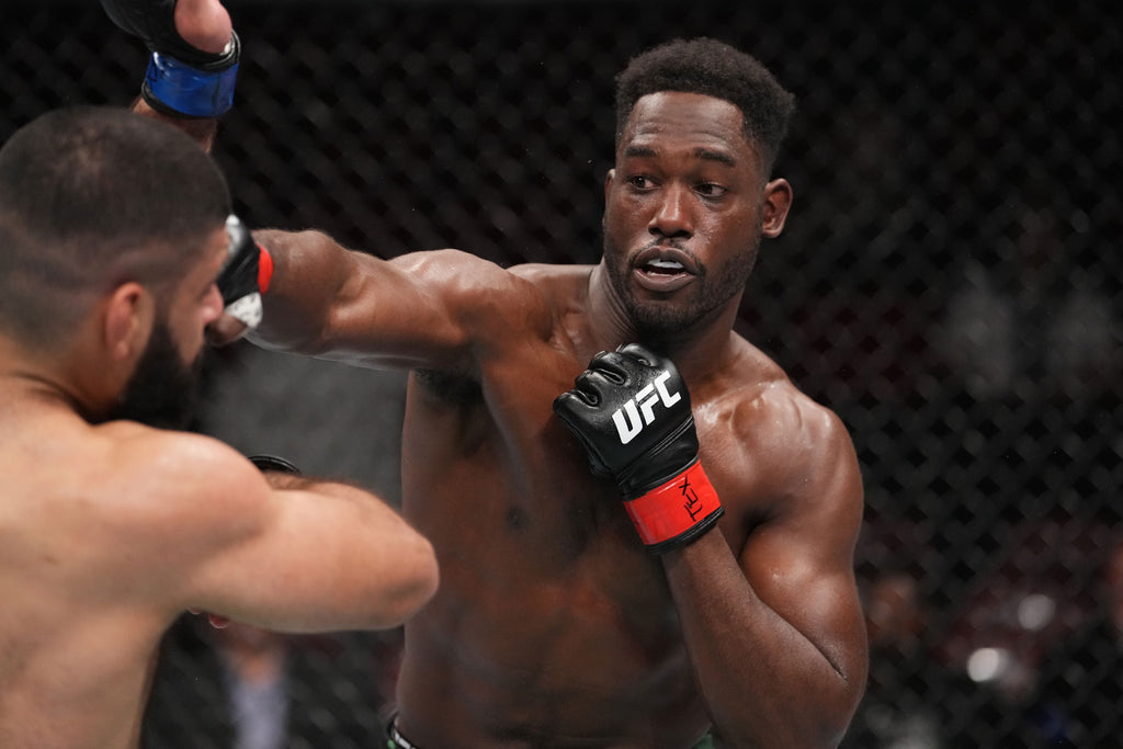 Framed AJ Dobson Signed Fight Issued Jersey UFC 271: Adesanya vs Whittaker