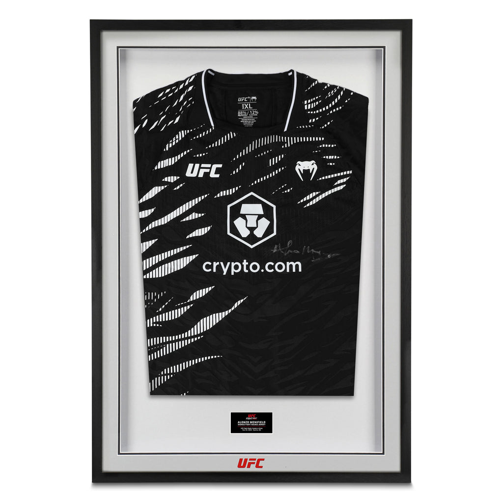 Alonzo Menifield Signed 1-of-1 Fight Issued Jersey UFC Fight Night: Cejudo vs Song