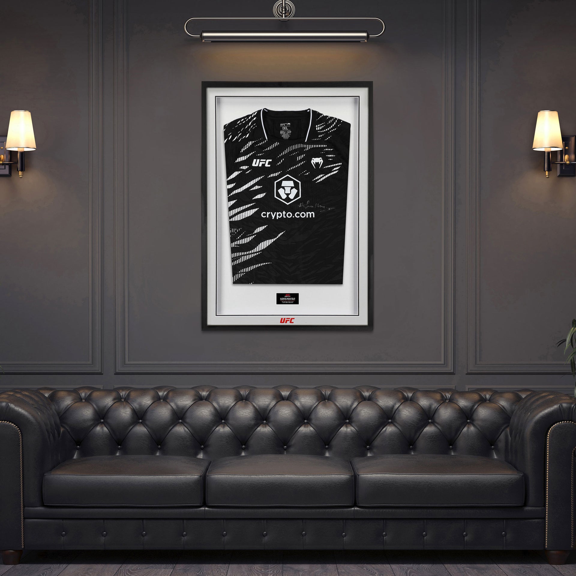 Alonzo Menifield Signed 1-of-1 Fight Issued Jersey UFC Fight Night: Cejudo vs Song