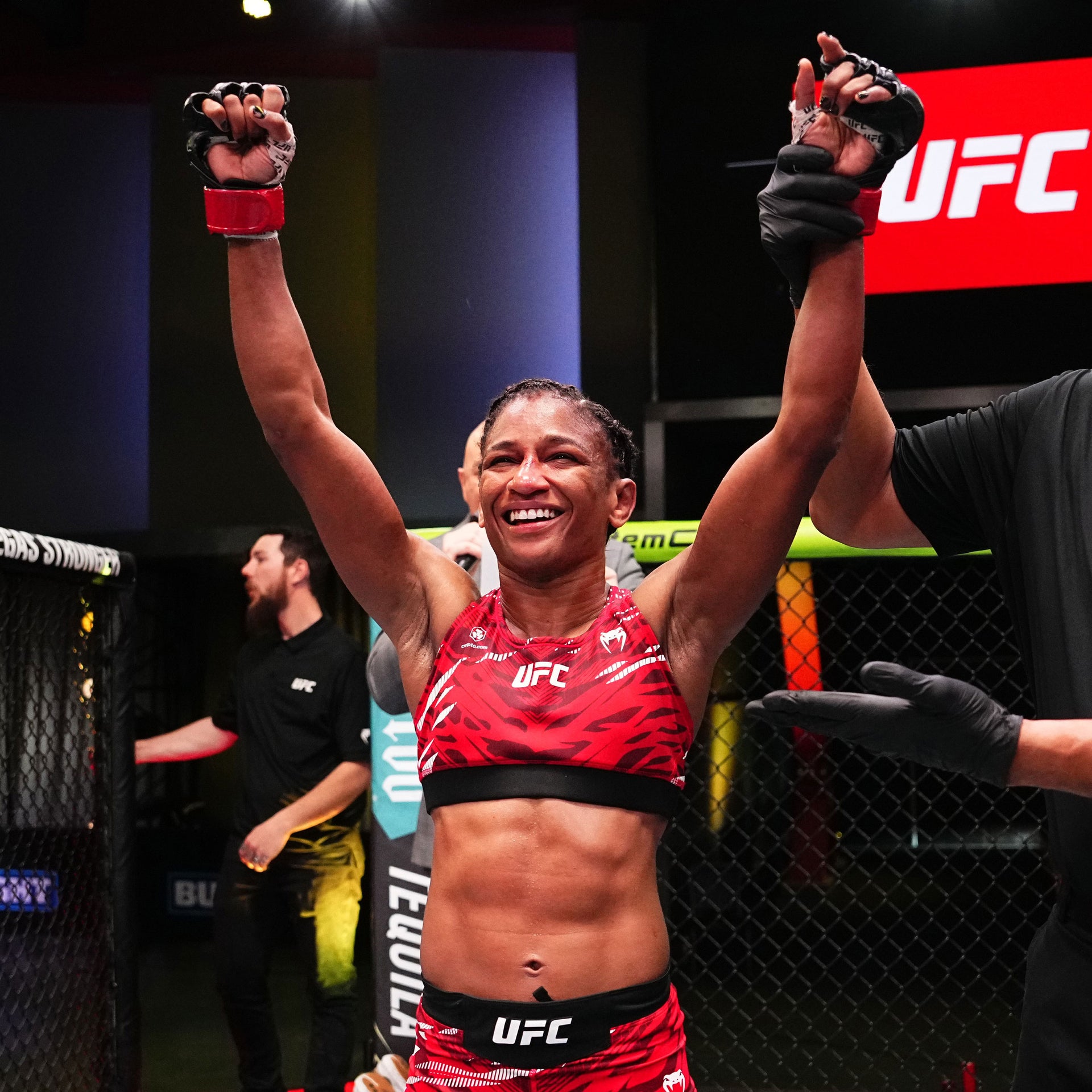 Angela Hill Signed 1-of-1 Fight Issued Jersey UFC Fight Night: Cannonier vs Rodrigues