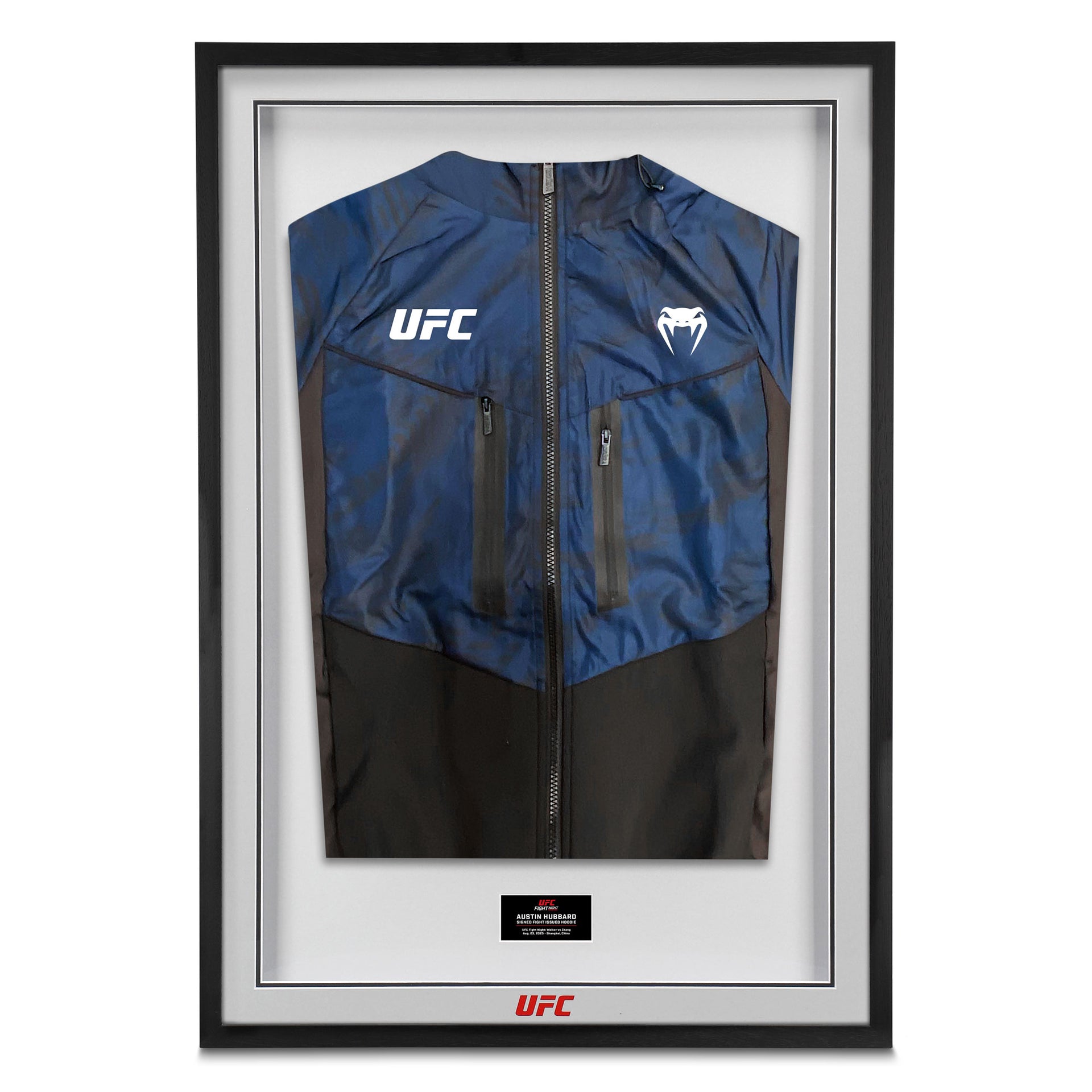 Austin Hubbard Signed 1-of-1 Fight Issued Hoodie UFC Fight Night: Walker vs Zhang
