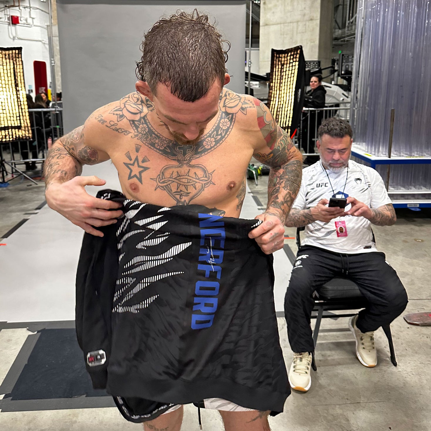 Austin Vanderford Signed 1-of-1 Fight Issued Hoodie UFC Fight Night: Cejudo vs Song