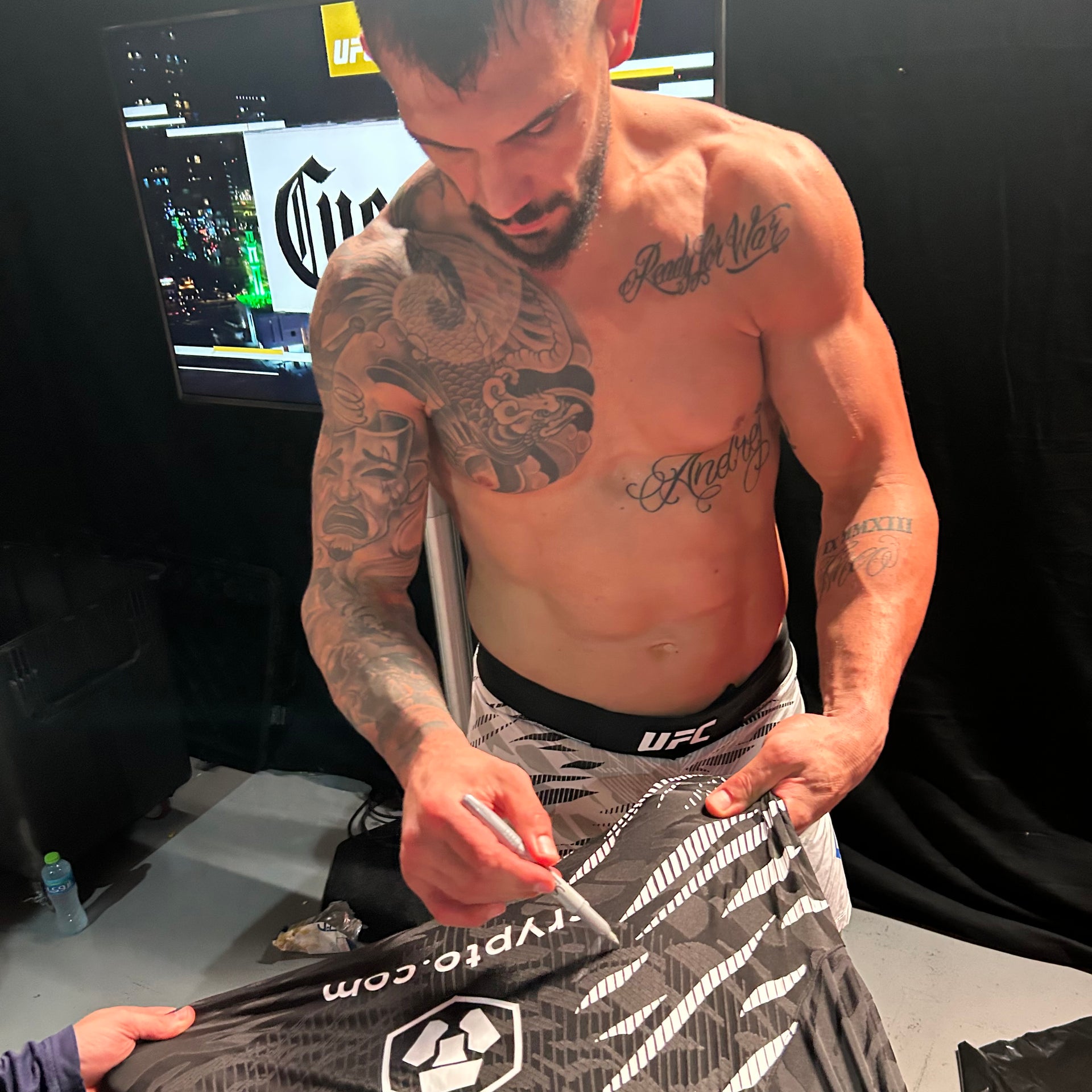 Aleksander Rakić Signed 1-of-1 Fight Worn Jersey UFC 321: Aspinall vs Gane