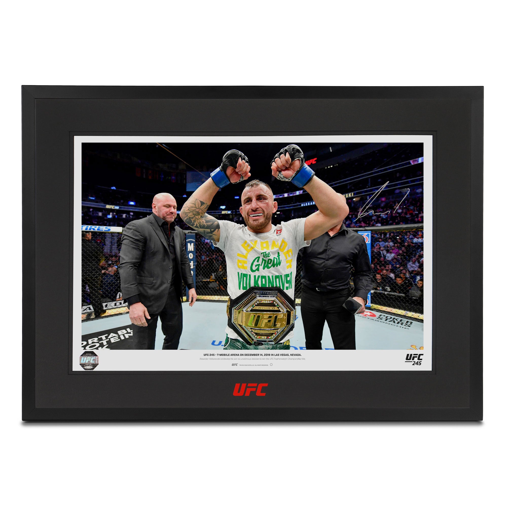 Alexander Volkanovski Signed Photo UFC 245