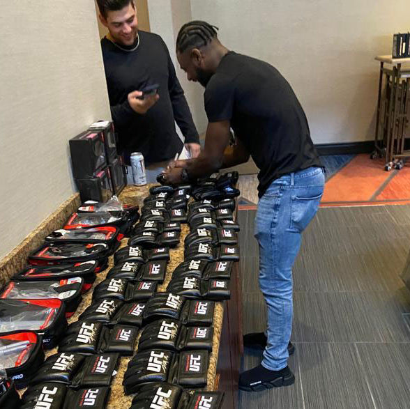 Aljamain Sterling Signed Official UFC Gloves