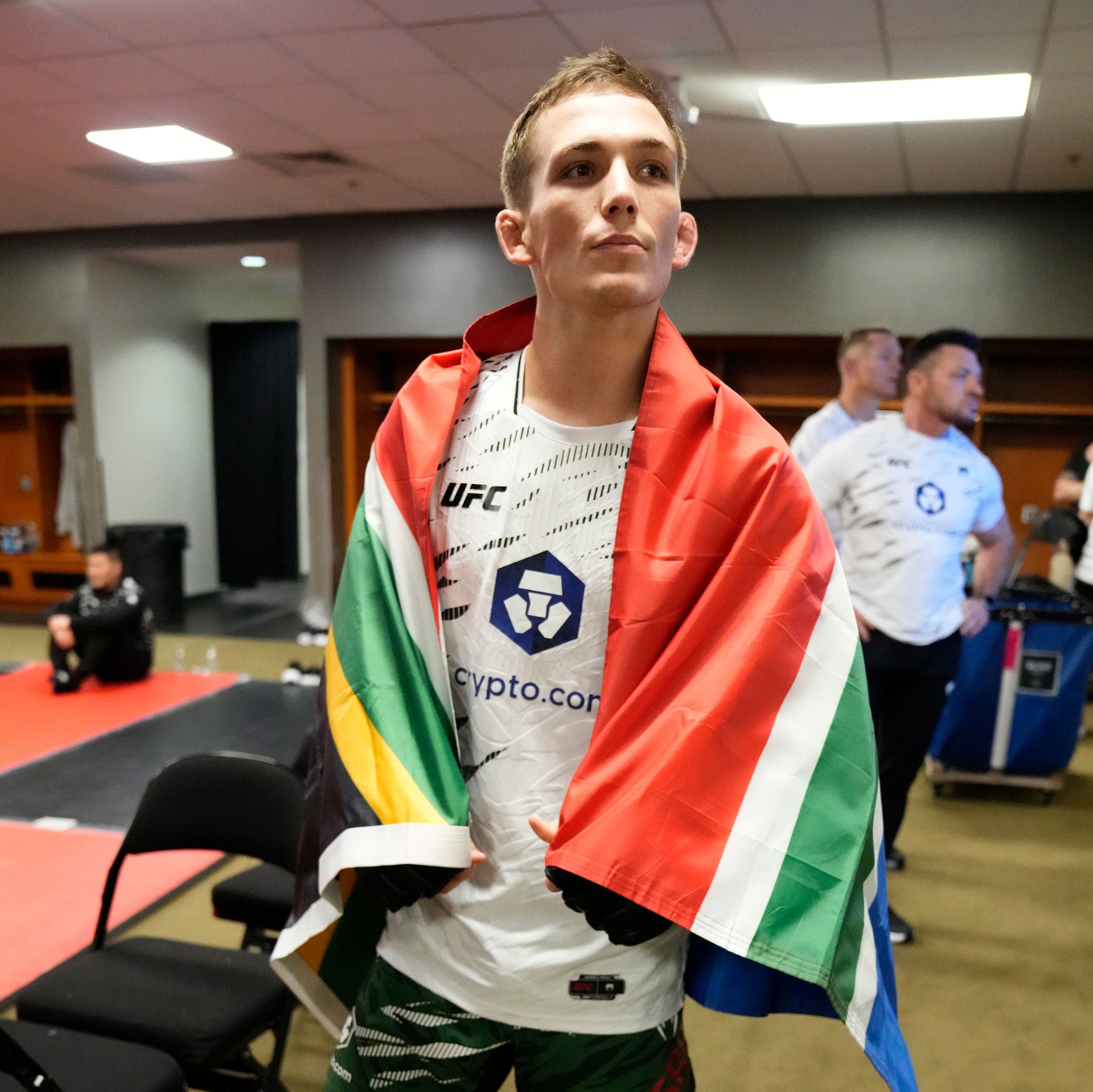 Cameron Saaiman 1-of-1 Fight Issued Jersey UFC Fight Night: Machado Garry vs Prates