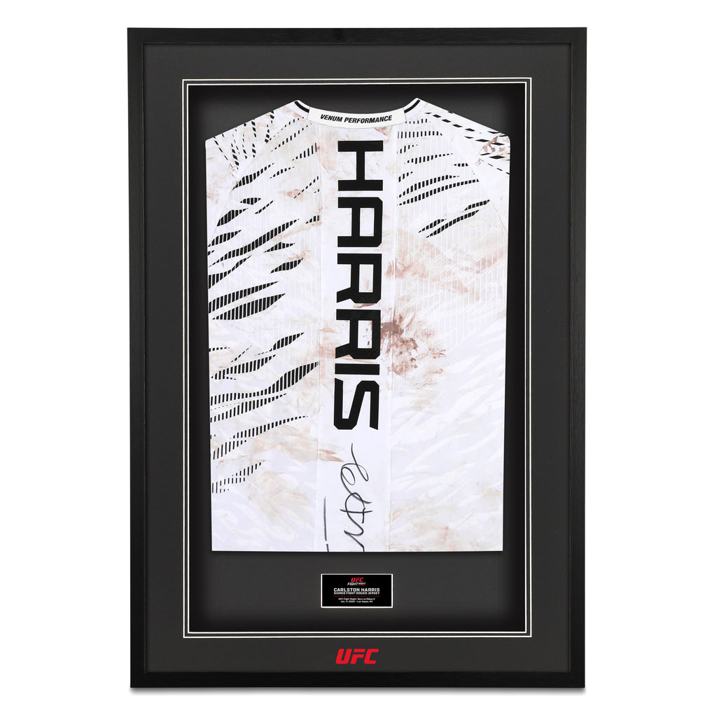 Carlston Harris Signed 1-of-1 Fight Issued Jersey UFC Fight Night: Dern vs Ribas