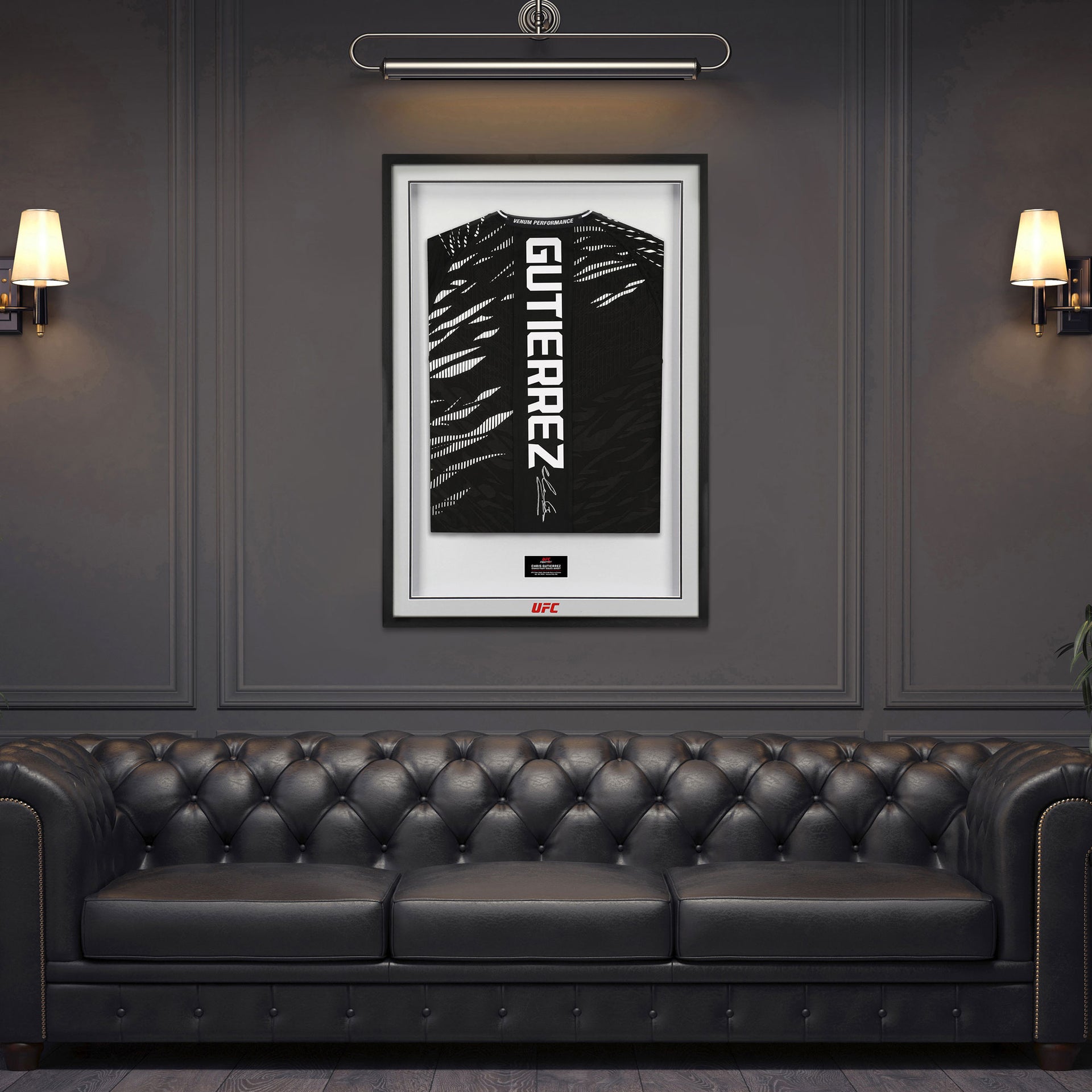 Chris Gutierrez Signed 1-of-1 Fight Issued Jersey UFC Fight Night: Machado Garry vs Prates