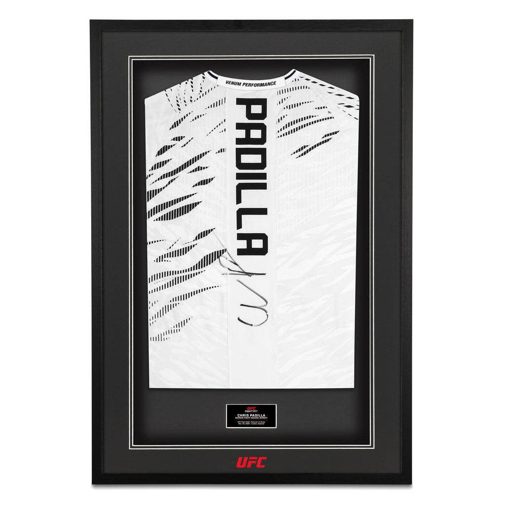 Chris Padilla Signed 1-of-1 Fight Issued Jersey UFC Fight Night: Edwards vs Brady