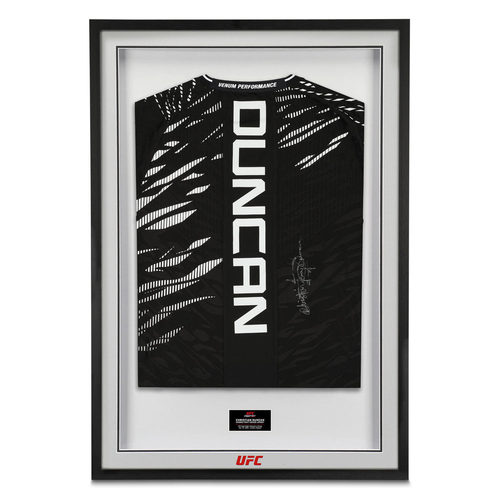 Christian Duncan Signed 1-of-1 Fight Issued Jersey UFC Fight Night: Edwards vs Brady