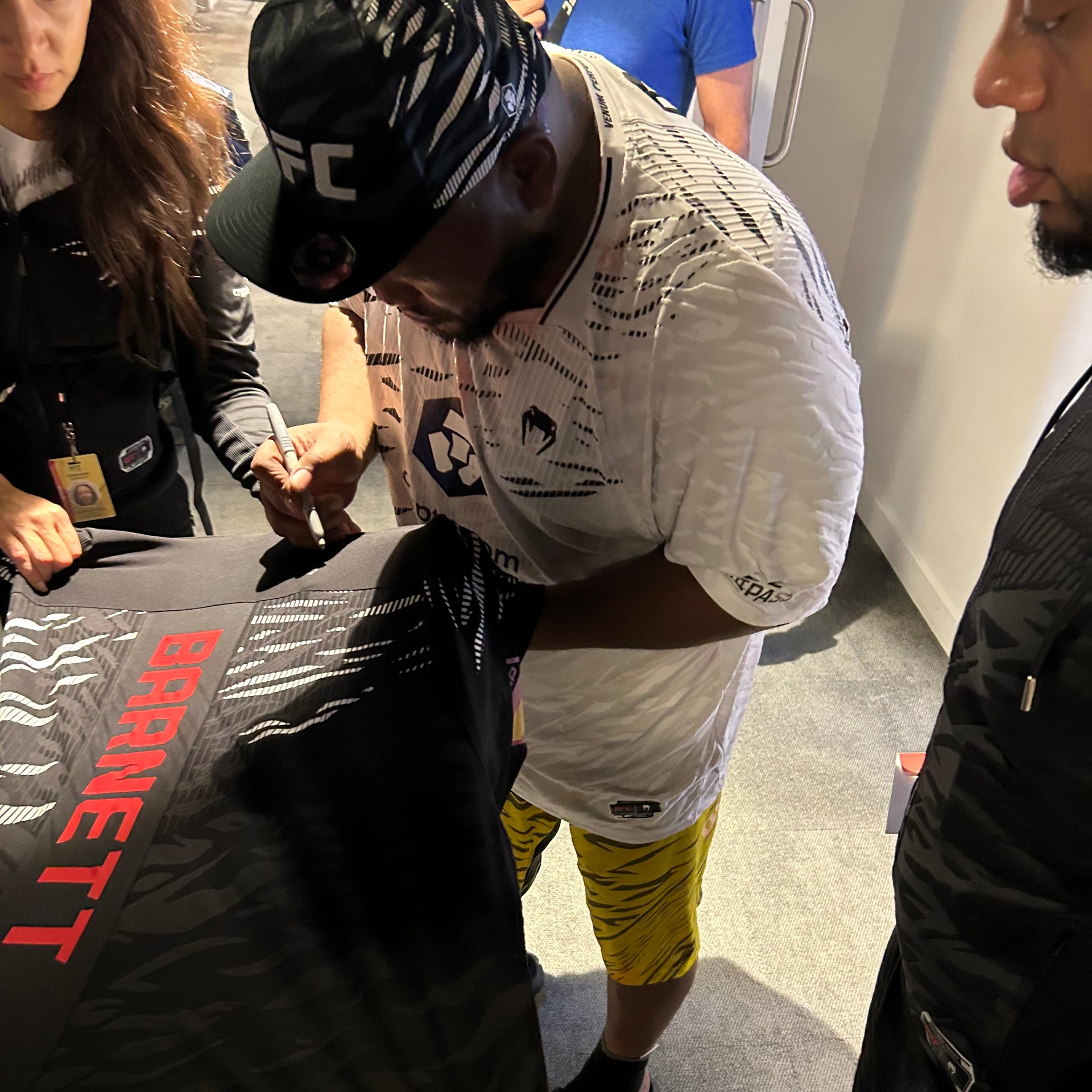 Chris Barnett Signed 1-of-1 Fight Worn Hoodie UFC 321: Aspinall vs Gane