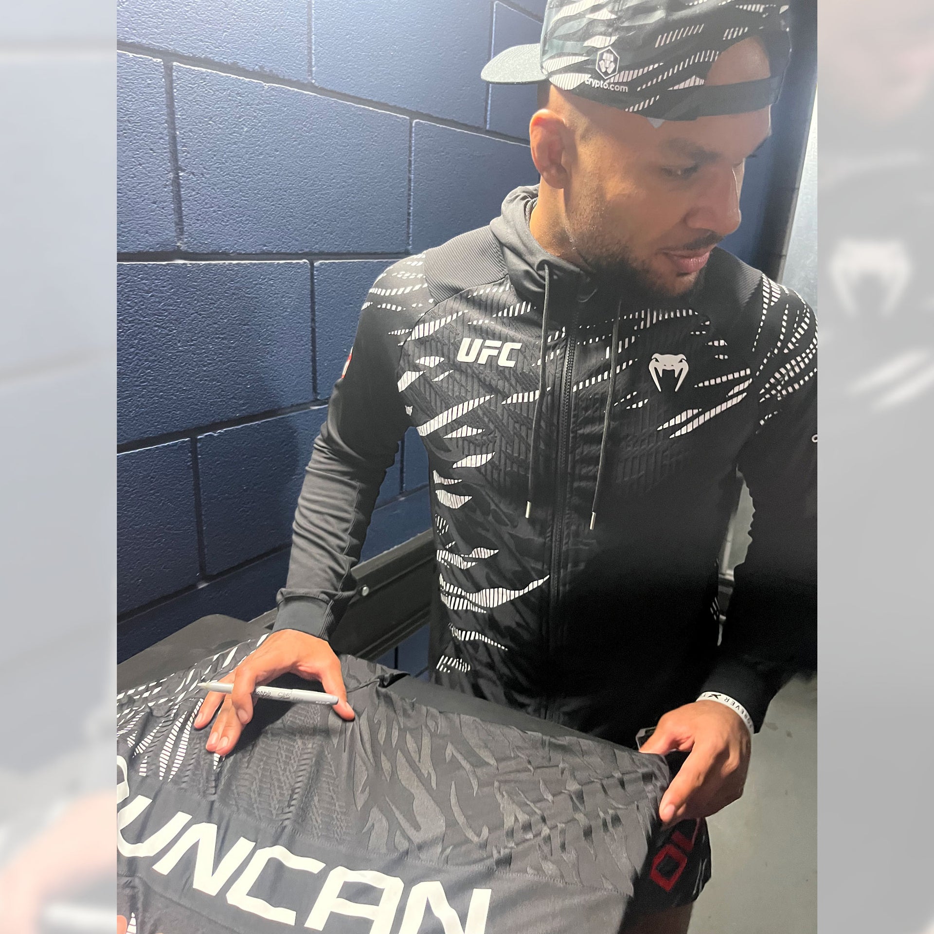 Christian Duncan Signed 1-of-1 Fight Issued Jersey UFC Fight Night: Edwards vs Brady