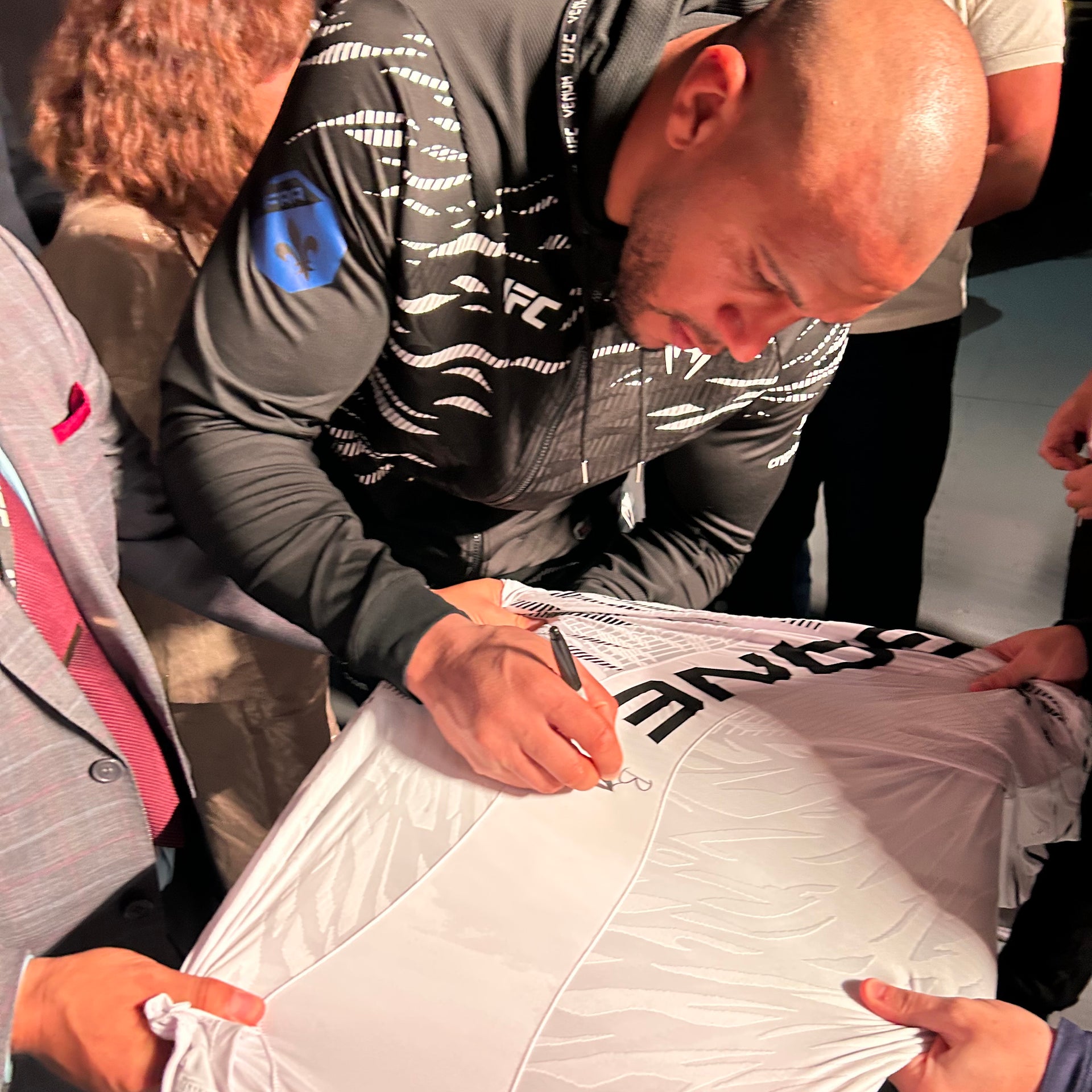 Ciryl Gane Signed 1-of-1 Fight Worn Jersey UFC 321: Aspinall vs Gane