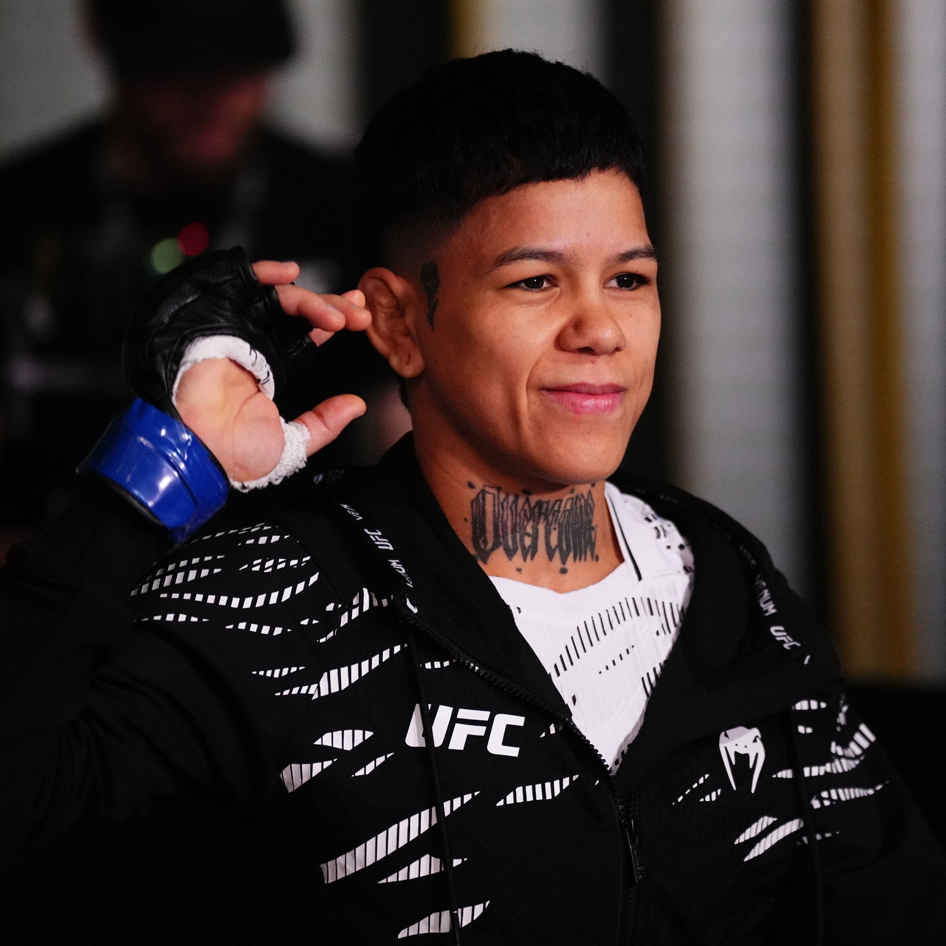 Denise Gomes Signed 1-of-1 Fight Issued Jersey UFC Fight Night: Burns vs Morales