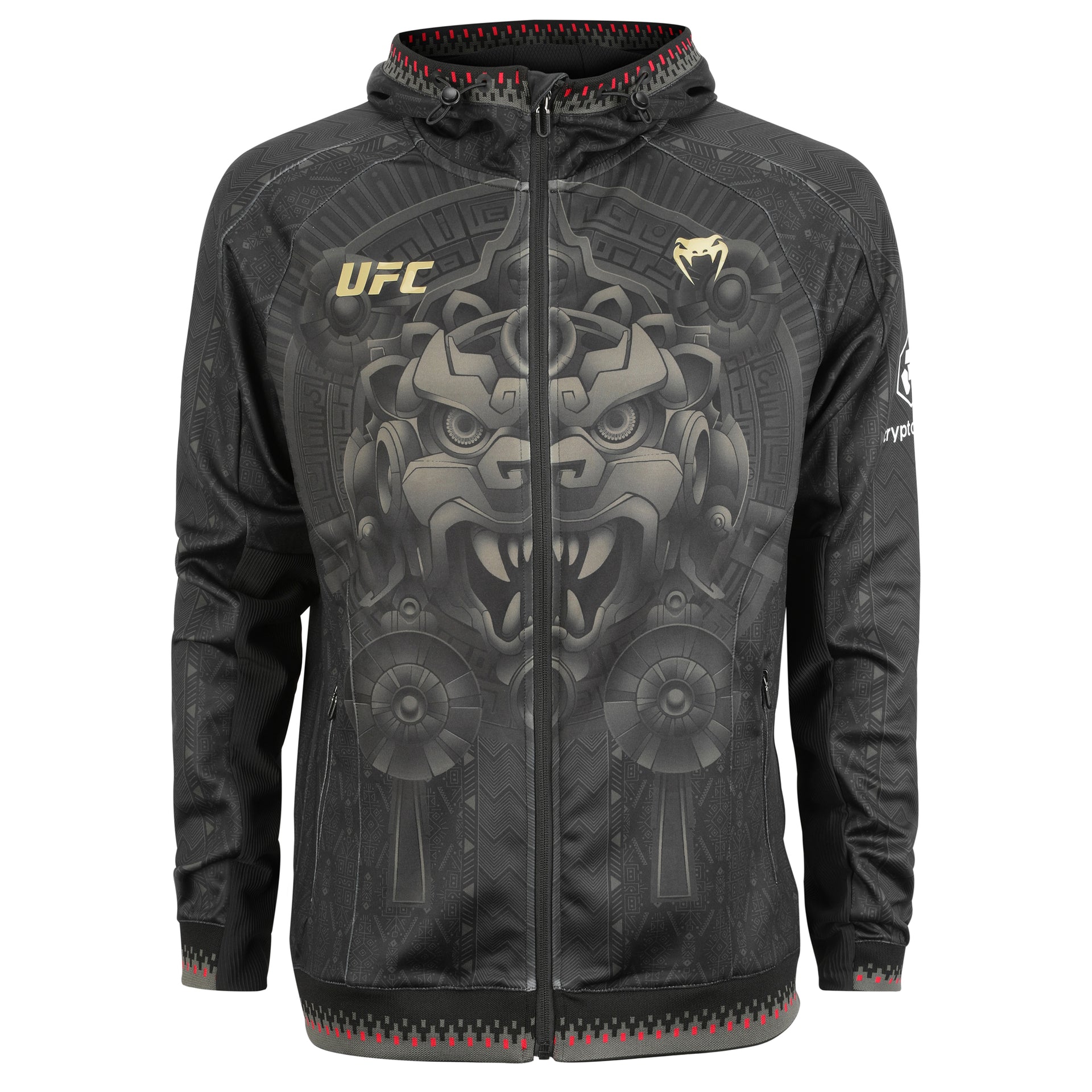 Jesus Aguilar Signed 1-of-1 Fight Worn Hoodie Noche UFC: Lopes vs Silva