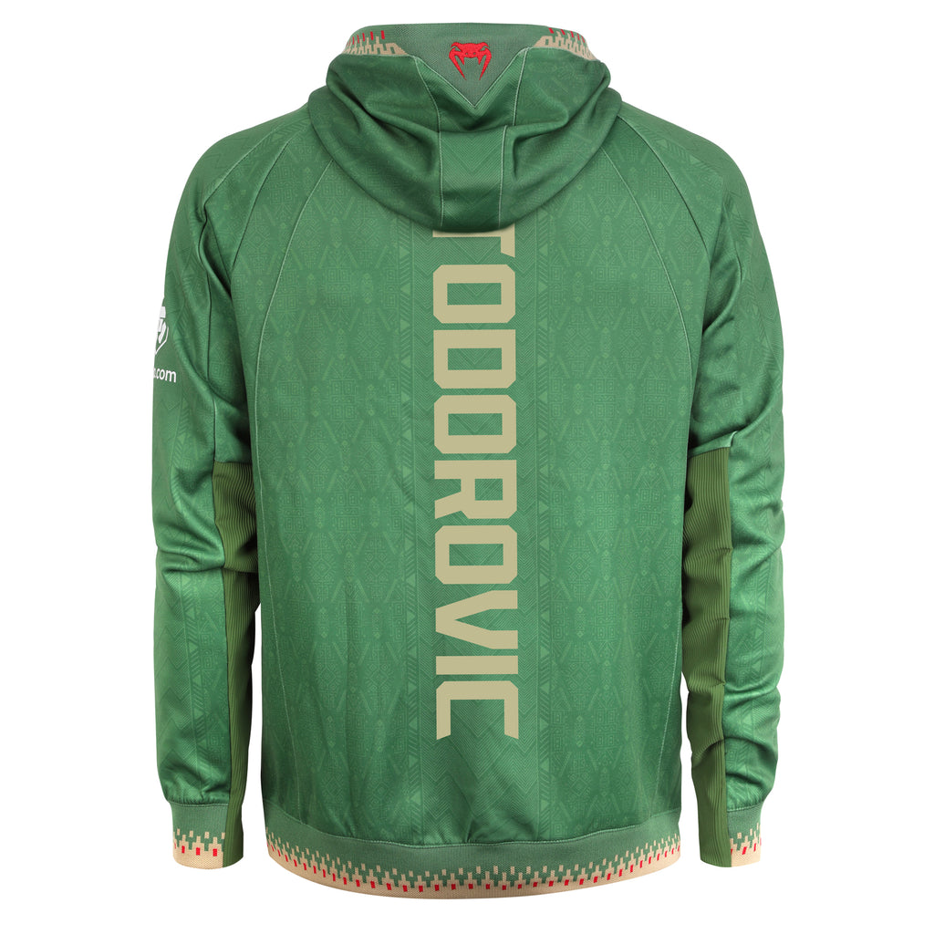 Dusko Tudorovic Signed 1-of-1 Fight Worn Hoodie Noche UFC: Lopes vs Silva