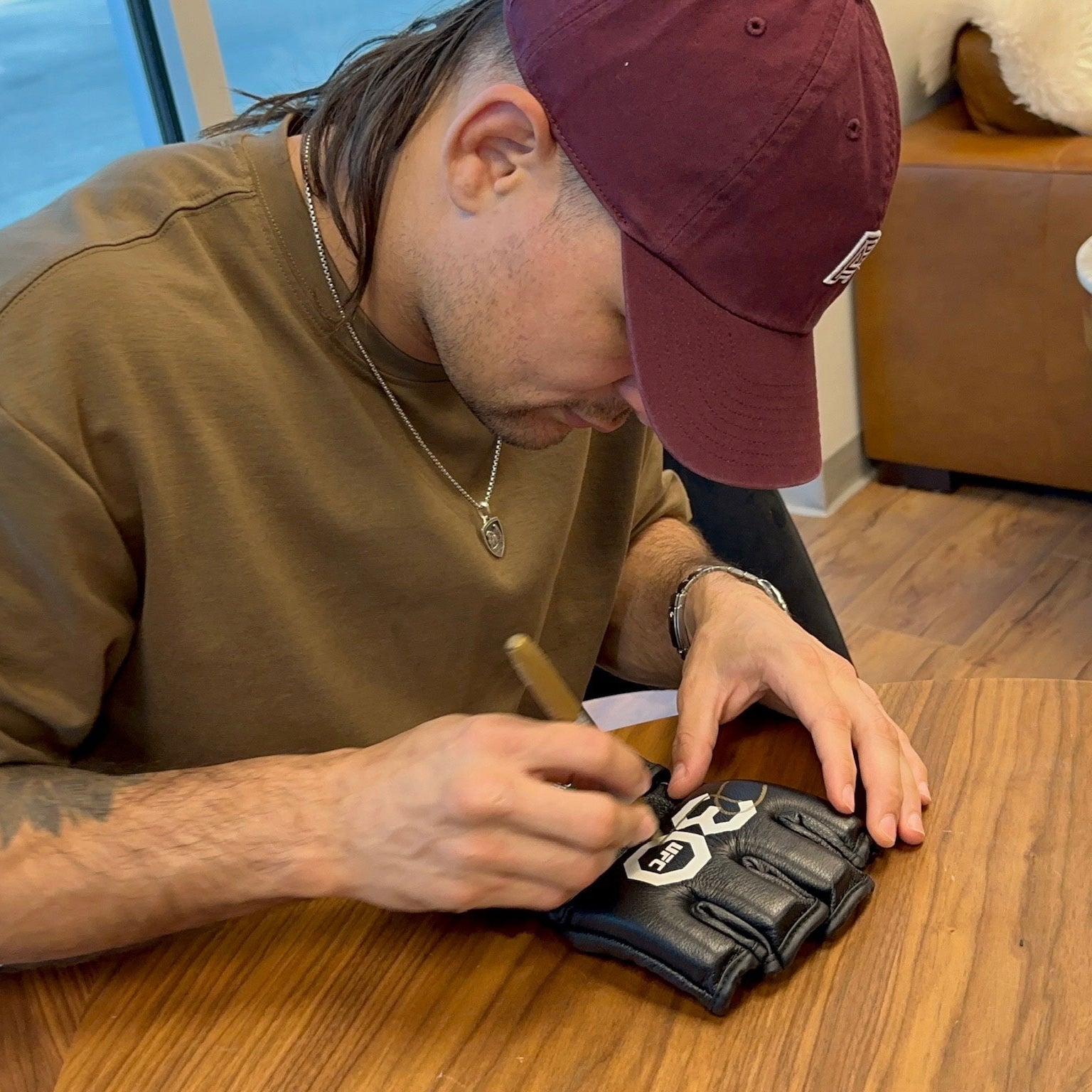 Diego Lopes Signed Official UFC Fight Gloves - 30th Anniversary Edition