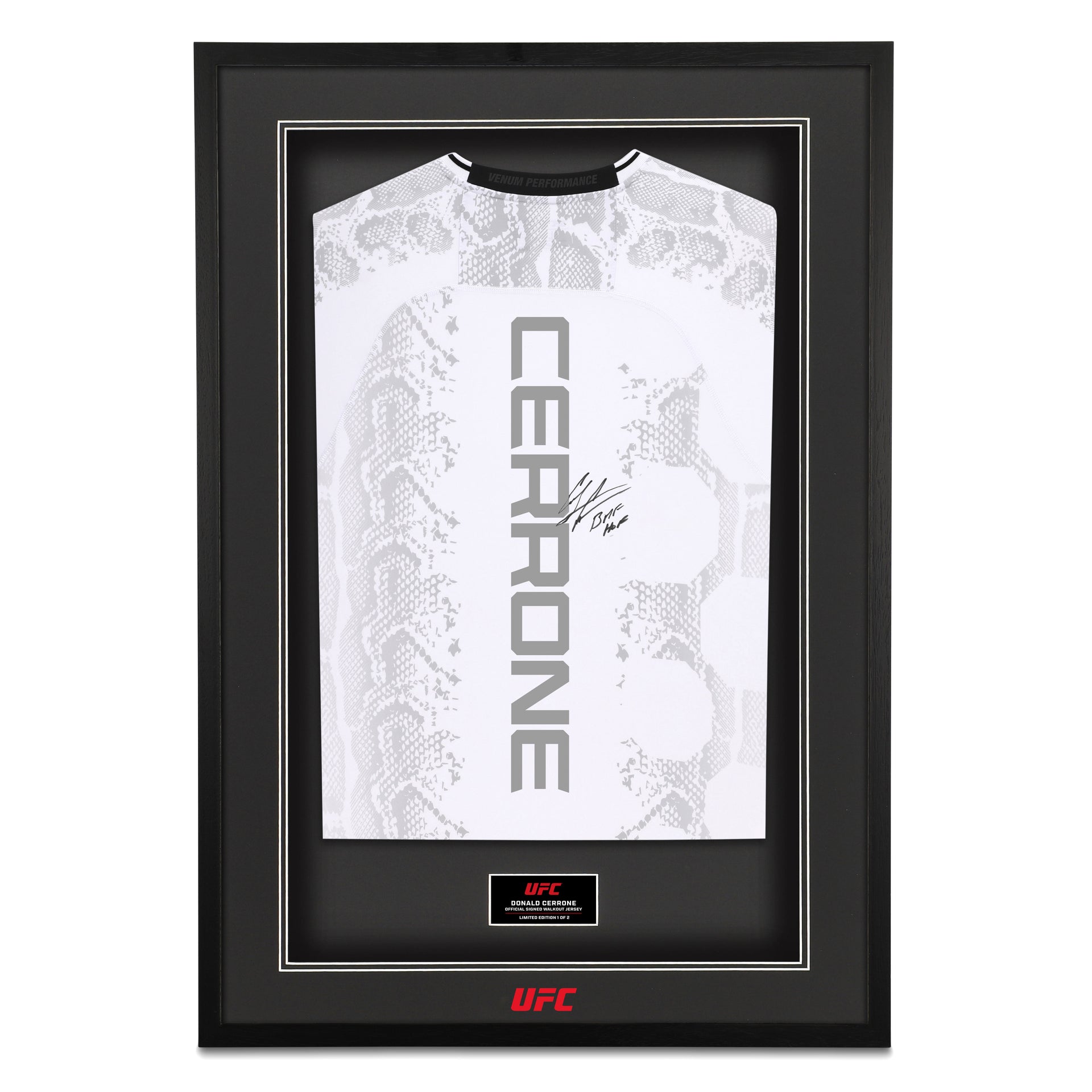 Cowboy Cerrone Signed Limited Edition White Jersey