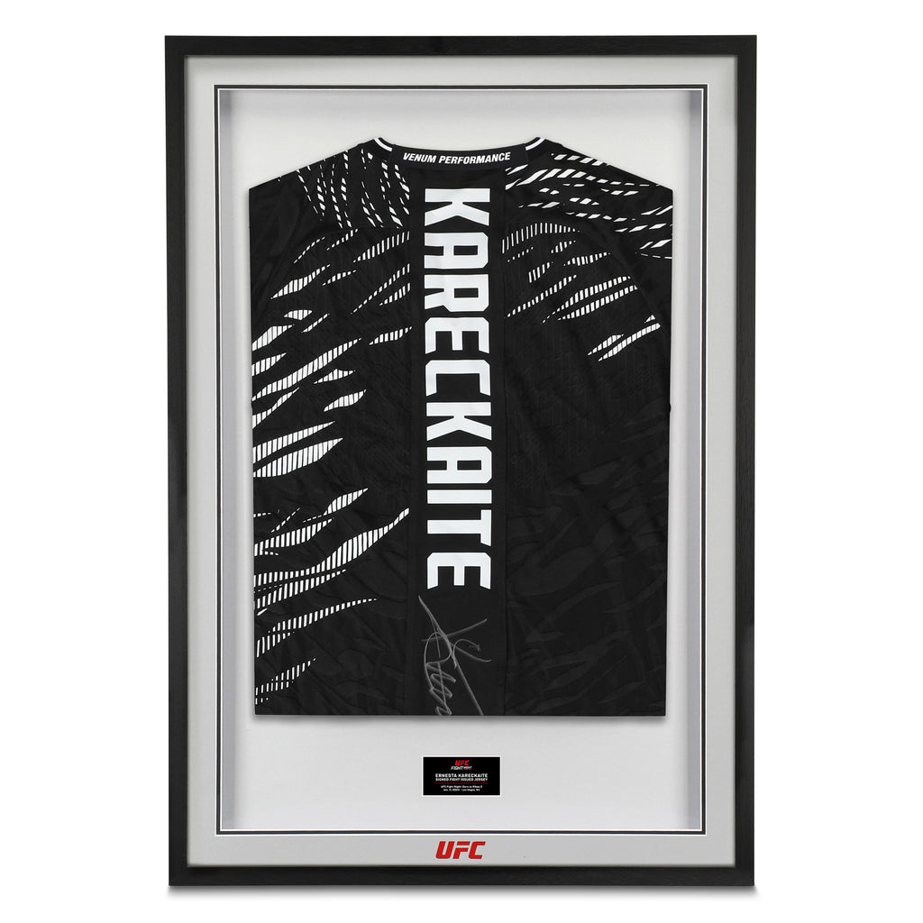 Ernesta Kareckaite Signed 1-of-1 Fight Issued Jersey UFC Fight Night: Dern vs Ribas