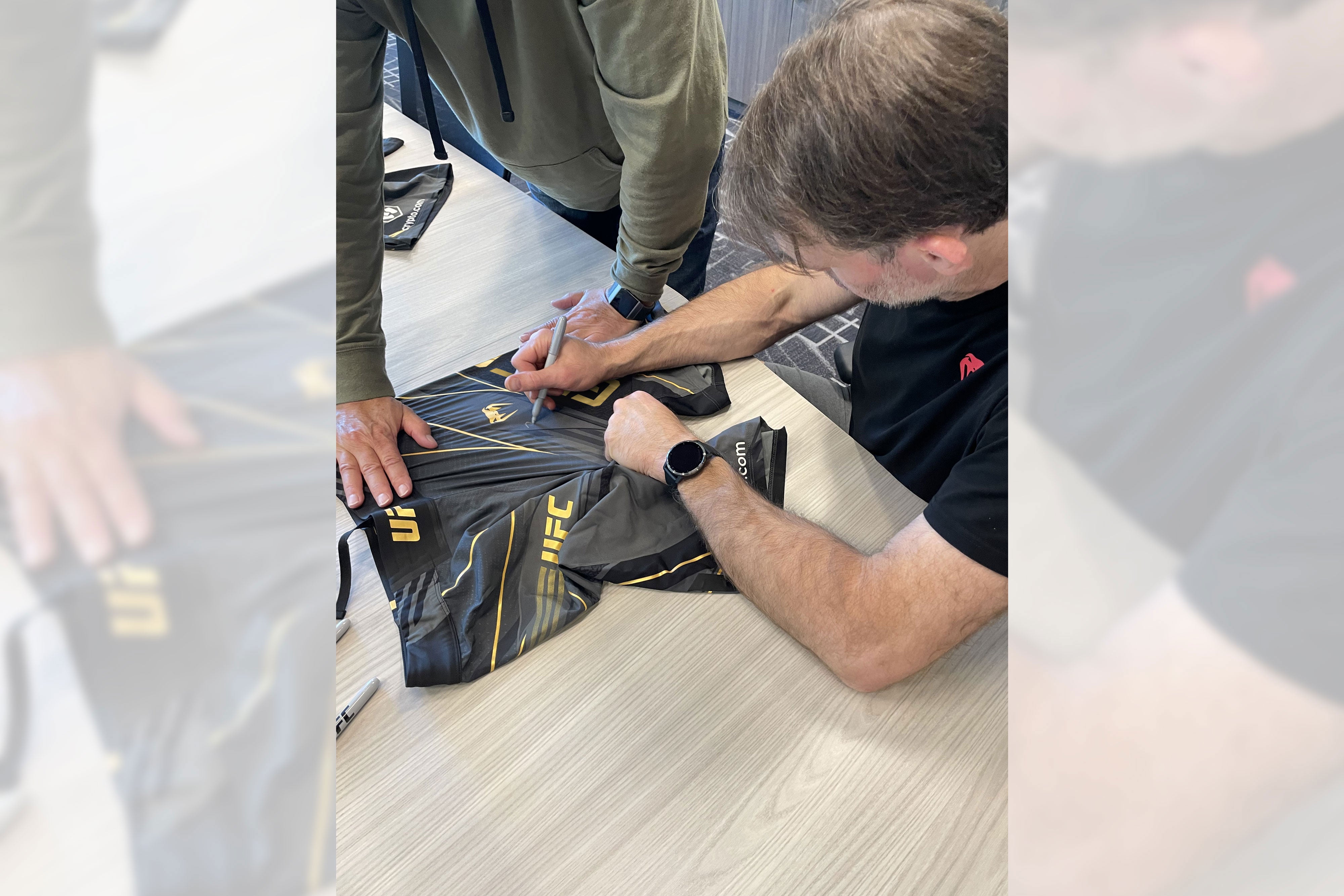 Forrest Griffin Signed UFC Champion Long-Fit Fight Shorts
