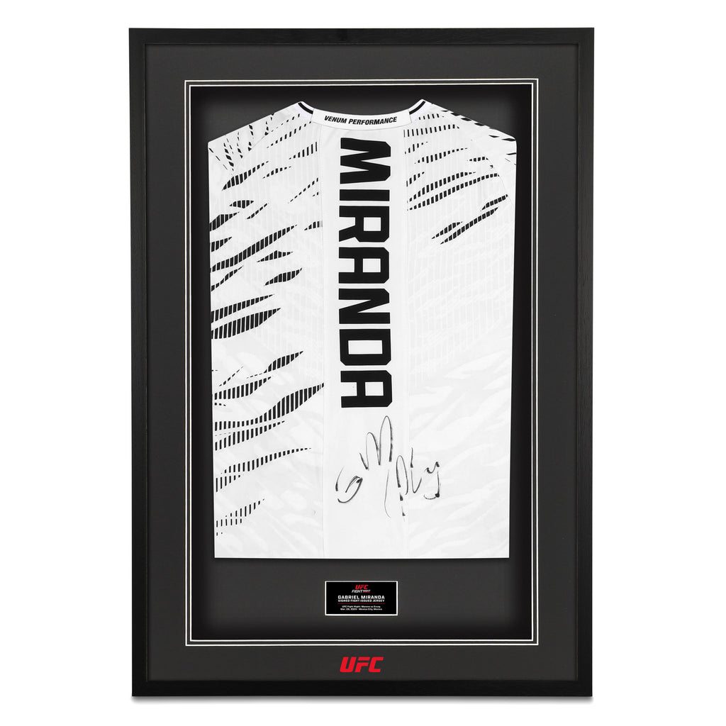 Gabriel Miranda Signed 1-of-1 Fight Issued Jersey UFC Fight Night: Moreno vs Erceg