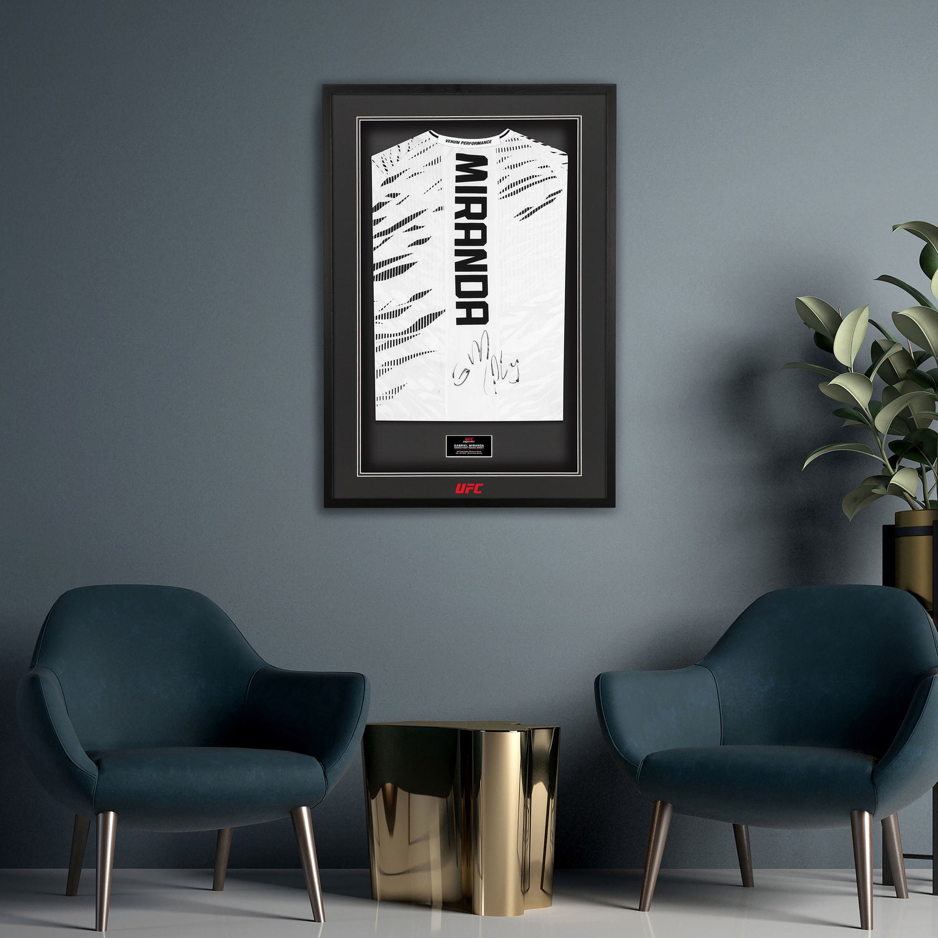 Gabriel Miranda Signed 1-of-1 Fight Issued Jersey UFC Fight Night: Moreno vs Erceg