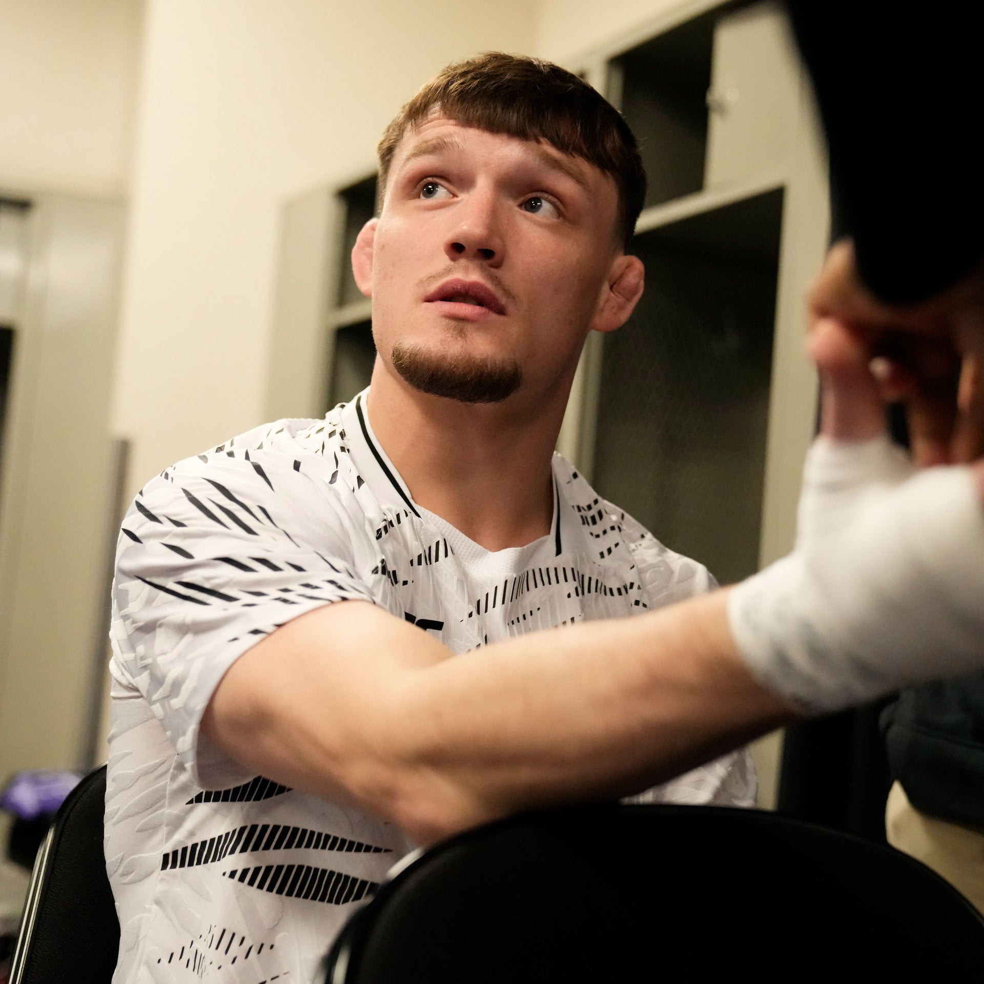 Gauge Young 1-of-1 Fight Issued Jersey UFC Fight Night: Machado Garry vs Prates