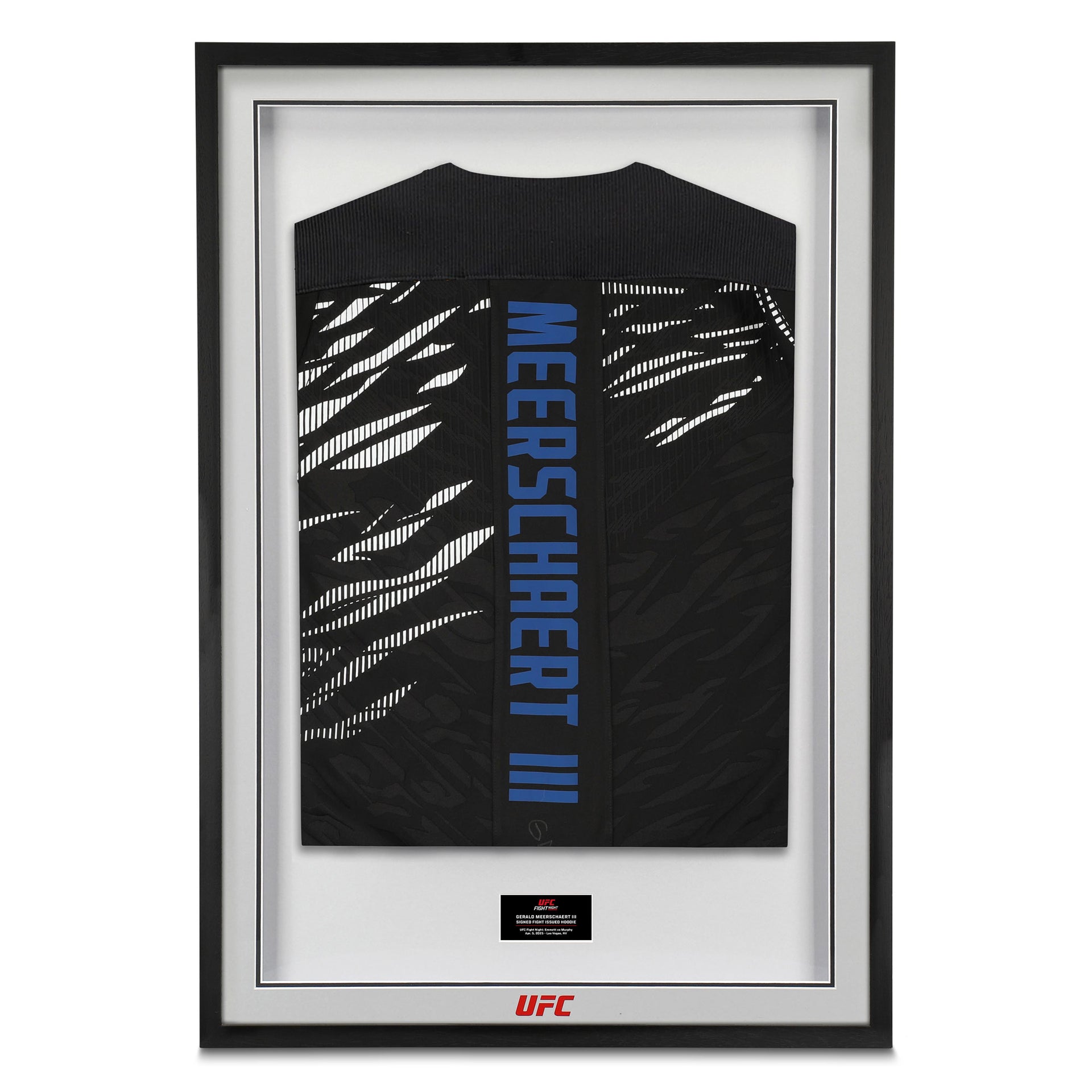 Gerald Meerschaert Signed 1-of-1 Fight Issued Hoodie UFC Fight Night: Emmett vs Murphy