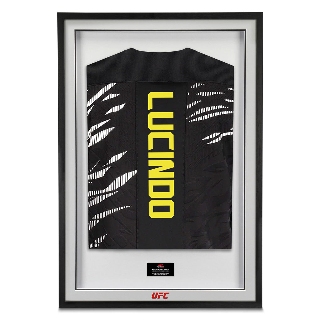 Iasmin Lucindo Signed 1-of-1 Fight Worn Hoodie UFC Fight Night: Dolidze vs Hernandez