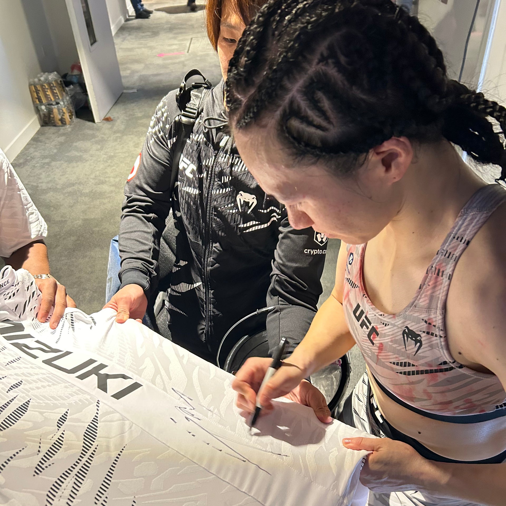 Mizuki Inoue Signed 1-of-1 Fight Worn Jersey UFC 321: Aspinall vs Gane