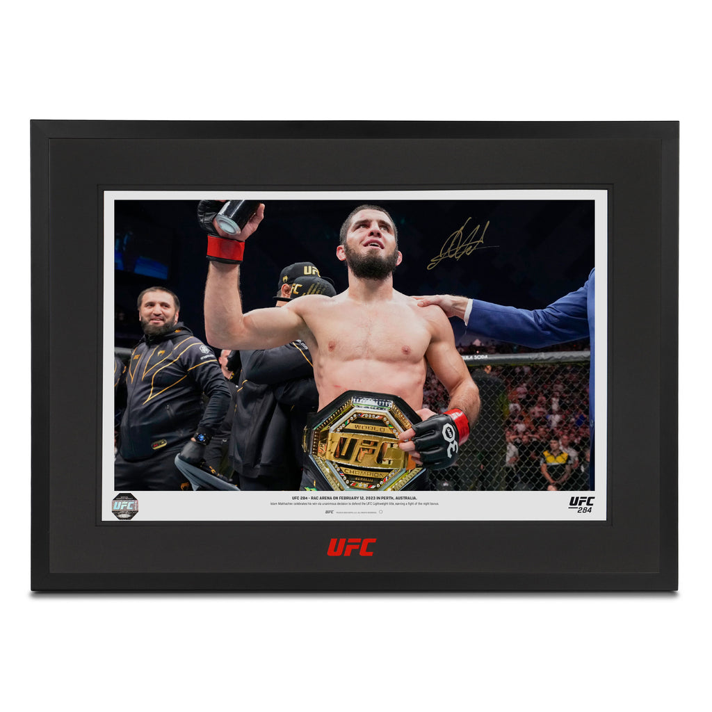 Islam Makhachev Signed Photo UFC 284