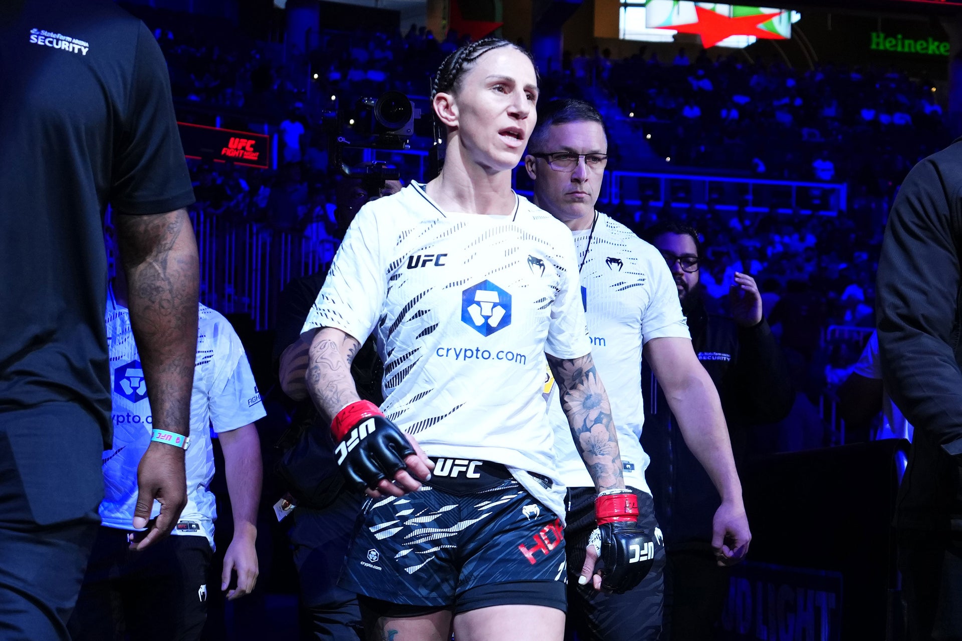 Jamey-Lyn Horth Signed 1-of-1 Fight Issued Jersey UFC Fight Night: Usman vs Buckley