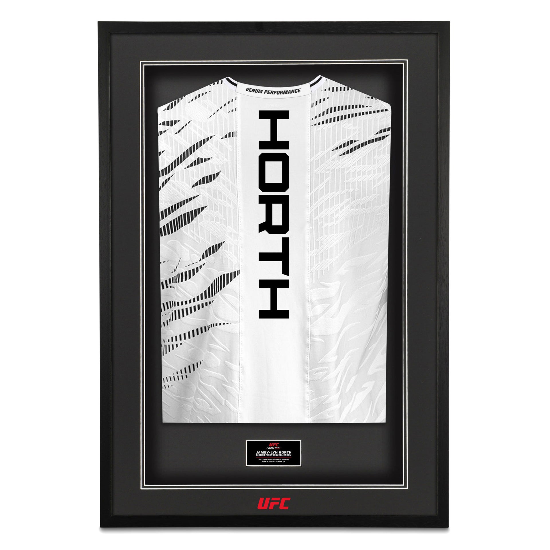 Jamey-Lyn Horth Signed 1-of-1 Fight Issued Jersey UFC Fight Night: Usman vs Buckley