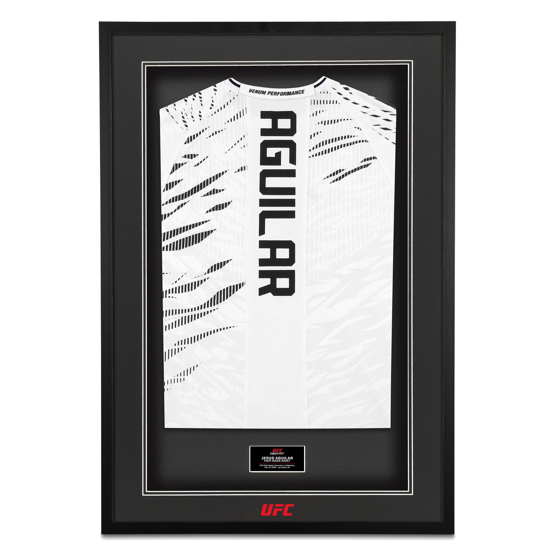 Jesus Aguilar 1-of-1 Fight Issued Jersey UFC Fight Night: Cannonier vs Rodrigues