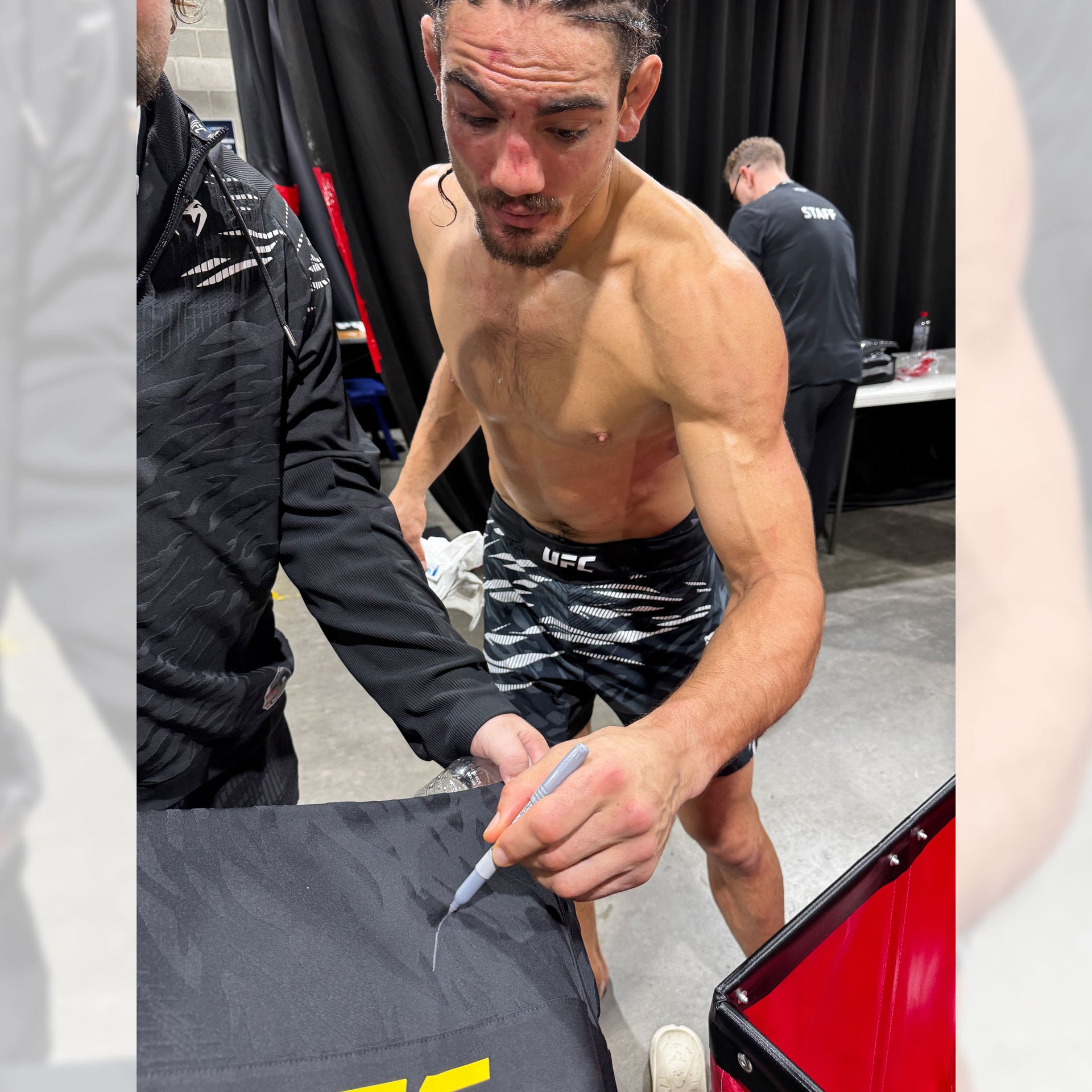 Jonathon Micallef 1-of-1 Signed Fight Issued Hoodie UFC 312: Du Plessis vs Strickland