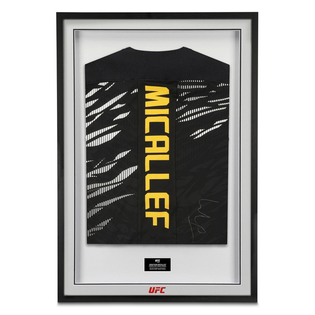 Jonathon Micallef 1-of-1 Signed Fight Issued Hoodie UFC 312: Du Plessis vs Strickland