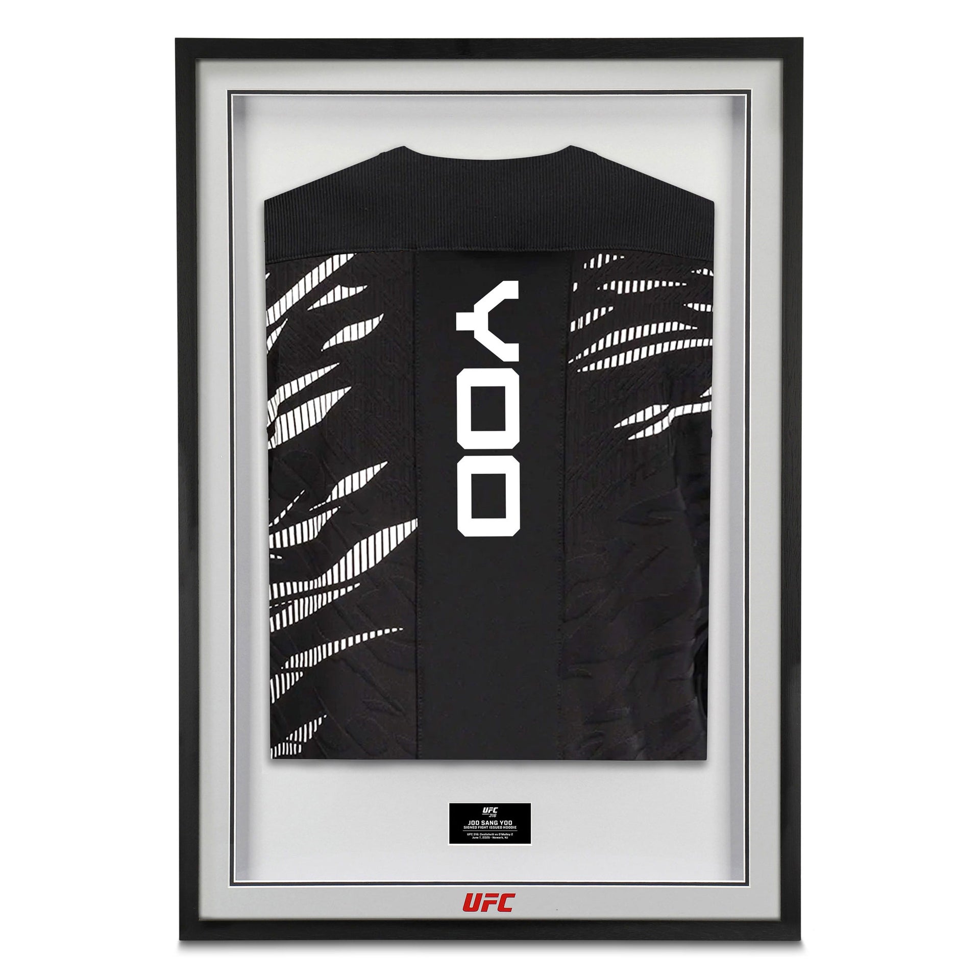 Joo Sang Yoo Signed 1-of-1 Fight Issued Hoodie UFC 316: Dvalishvili vs O’Malley 2