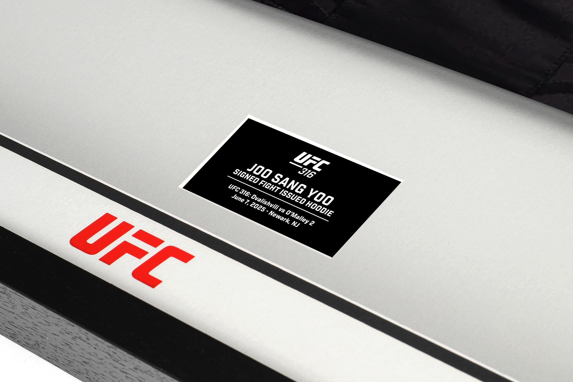 Joo Sang Yoo Signed 1-of-1 Fight Issued Hoodie UFC 316: Dvalishvili vs O’Malley 2