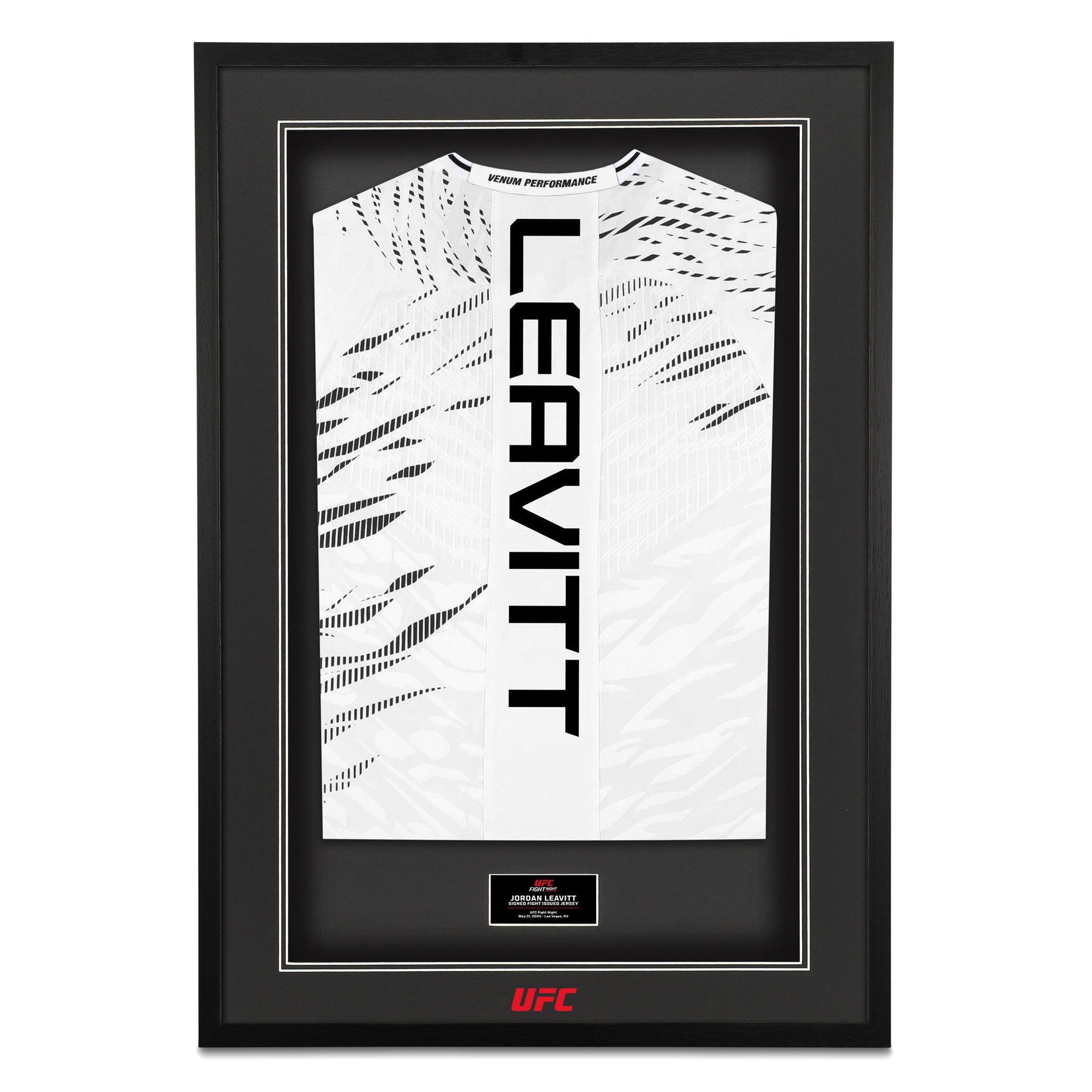 Jordan Leavitt Signed 1-of-1 Fight Issued Jersey UFC Fight Night: Blanchfield vs Barber