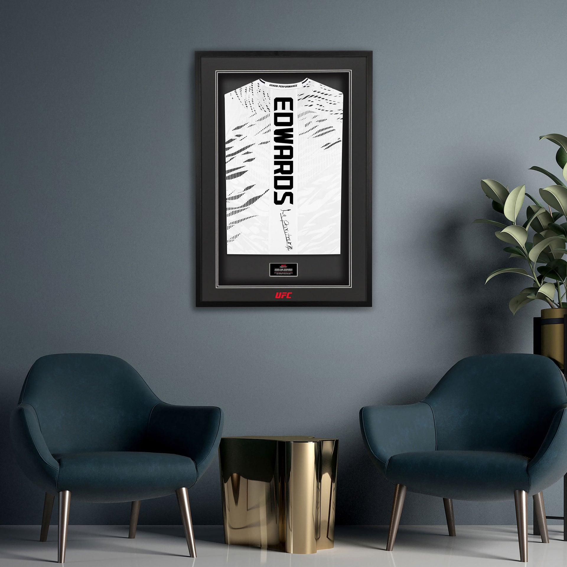 Joselyne Edwards Signed 1-of-1 Fight Issued Jersey UFC Fight Night: Machado Garry vs Prates