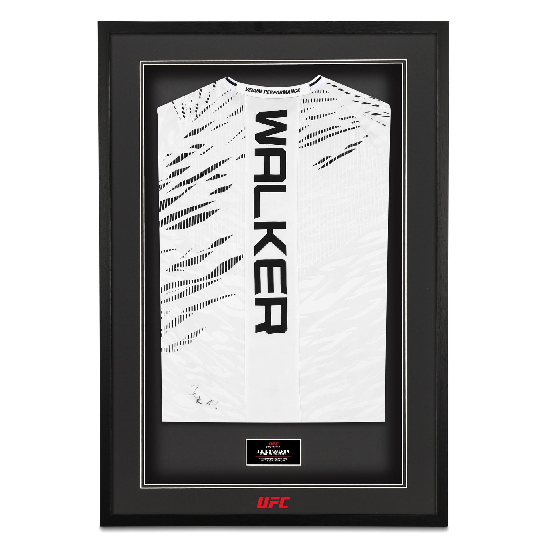 Julius Walker 1-of-1 Fight Issued Jersey UFC Fight Night: Cejudo vs Song