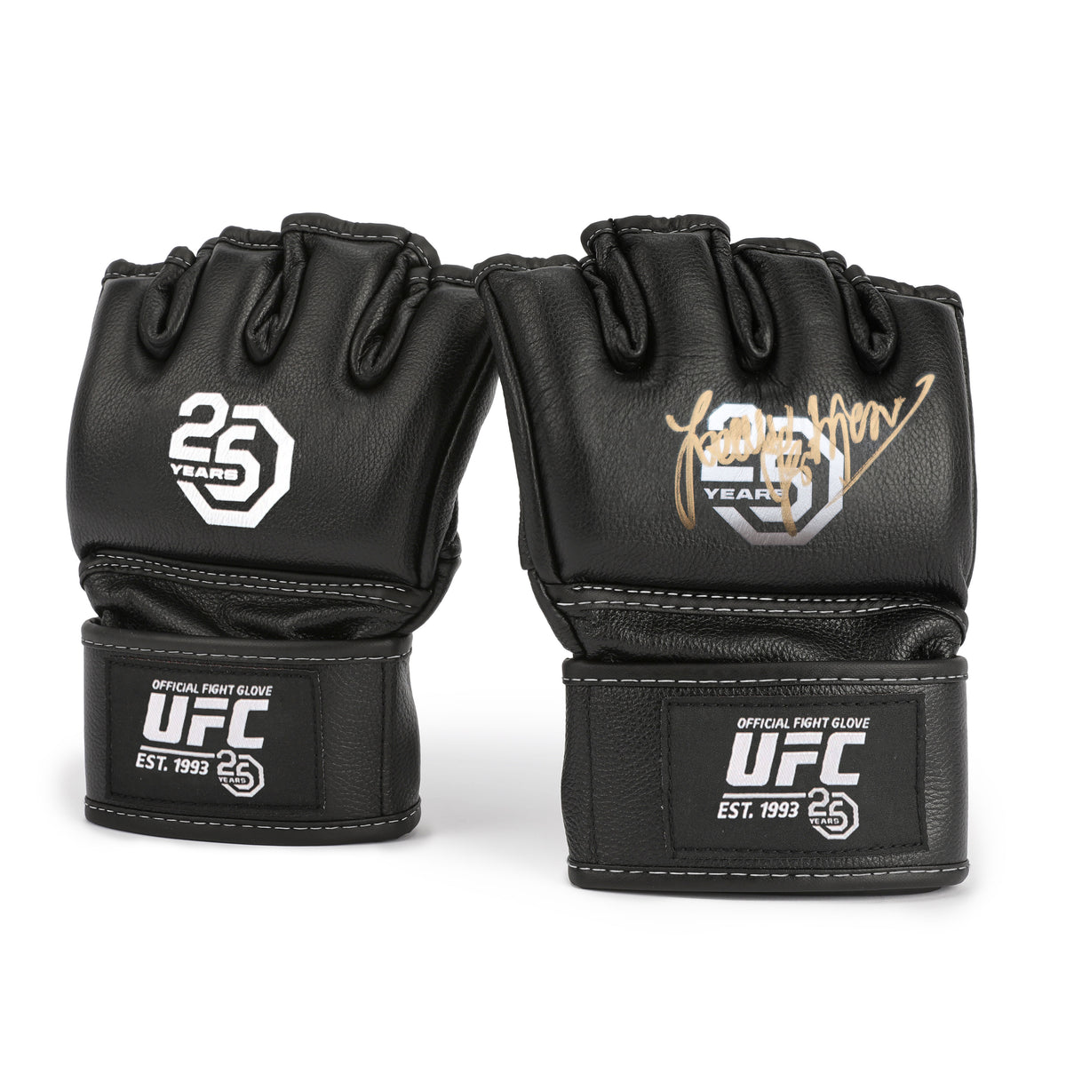 Joanna Jedrzejczyk Signed Official UFC Gloves - 25th Anniversary