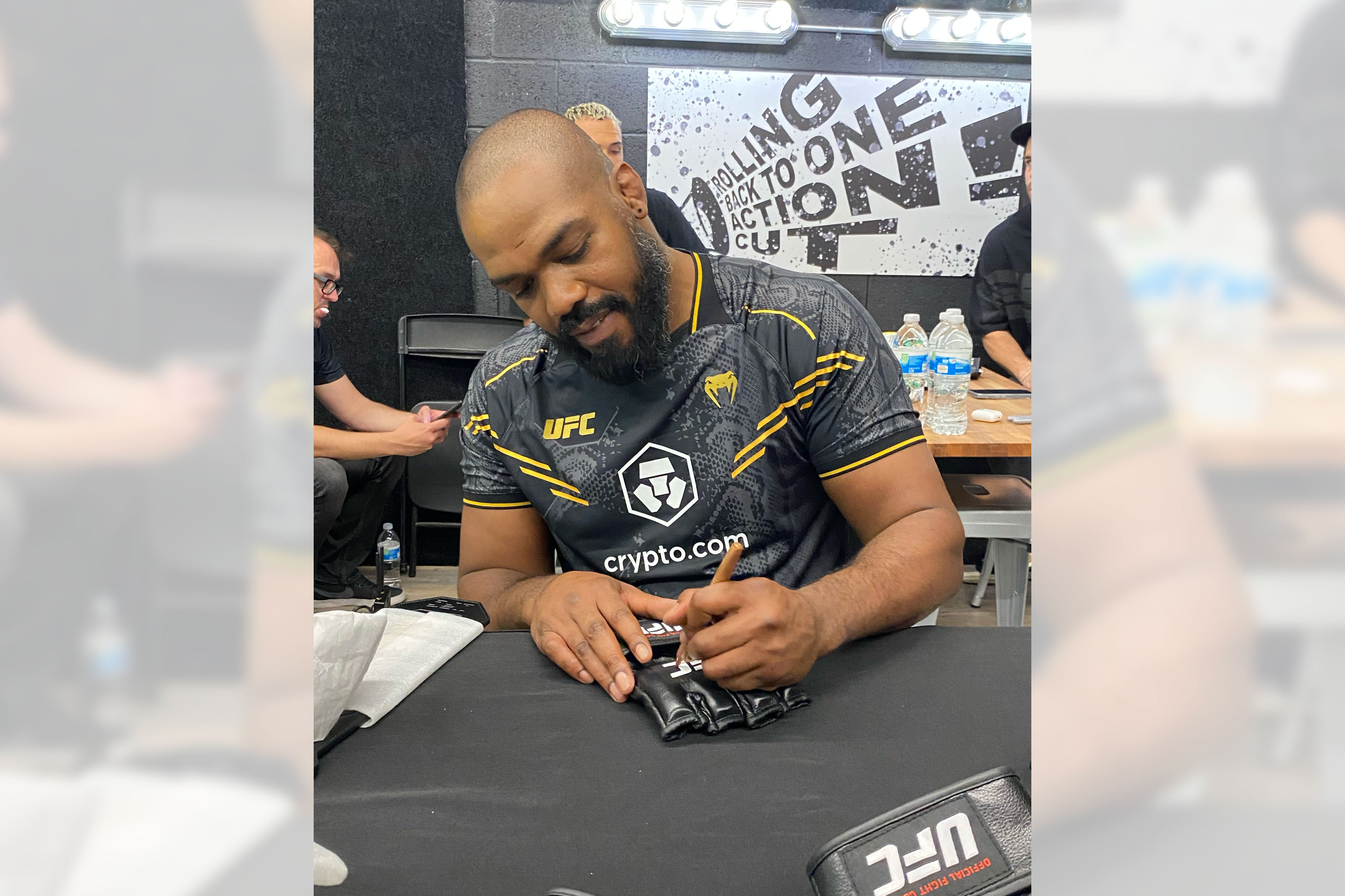 Jon Jones Official Signed Gloves