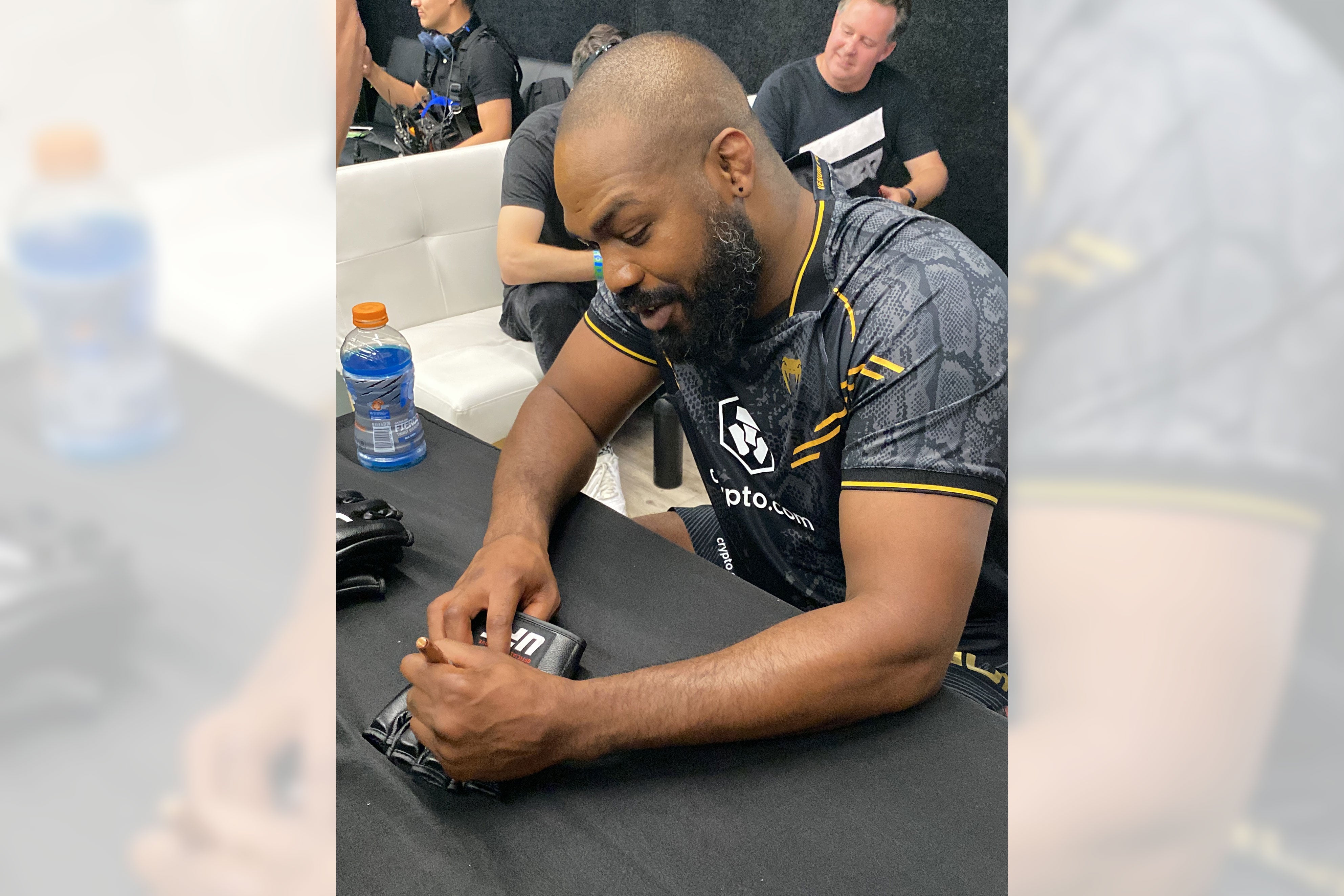 Jon Jones Official Signed Gloves
