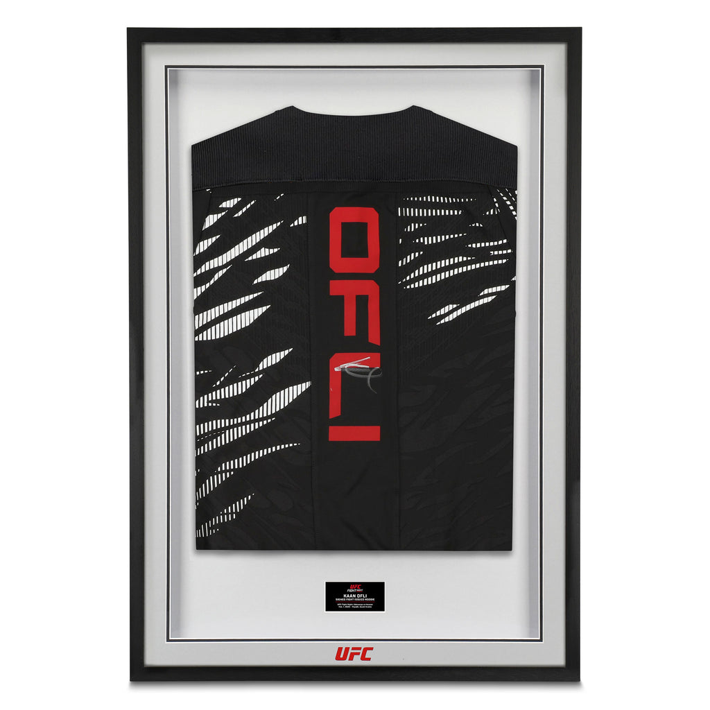 Kaan Ofli Signed 1-of-1 Fight Issued Hoodie UFC Fight Night Adesanya vs Imavov