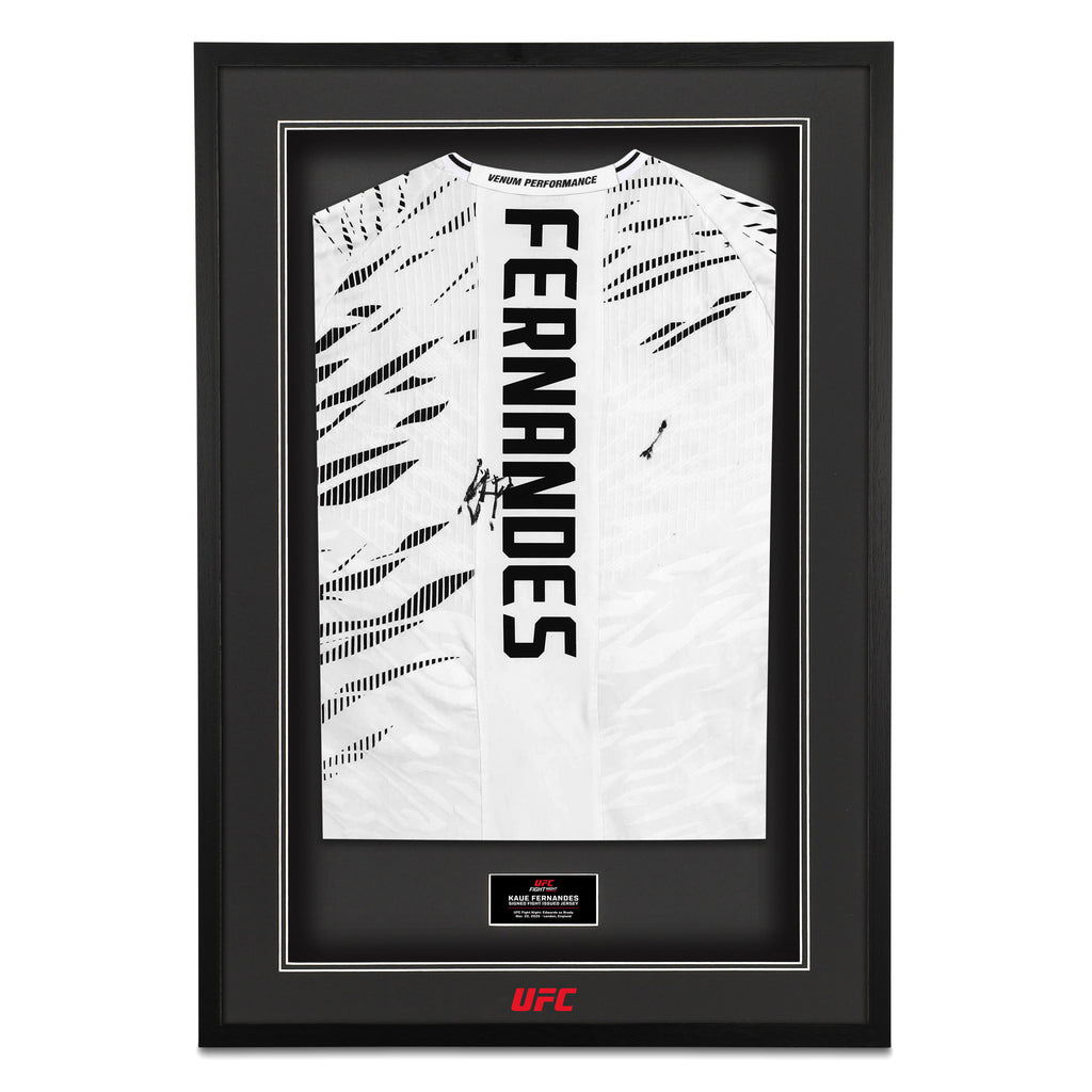 Kaue Fernandes Signed 1-of-1 Fight Issued Jersey UFC Fight Night: Edwards vs Brady