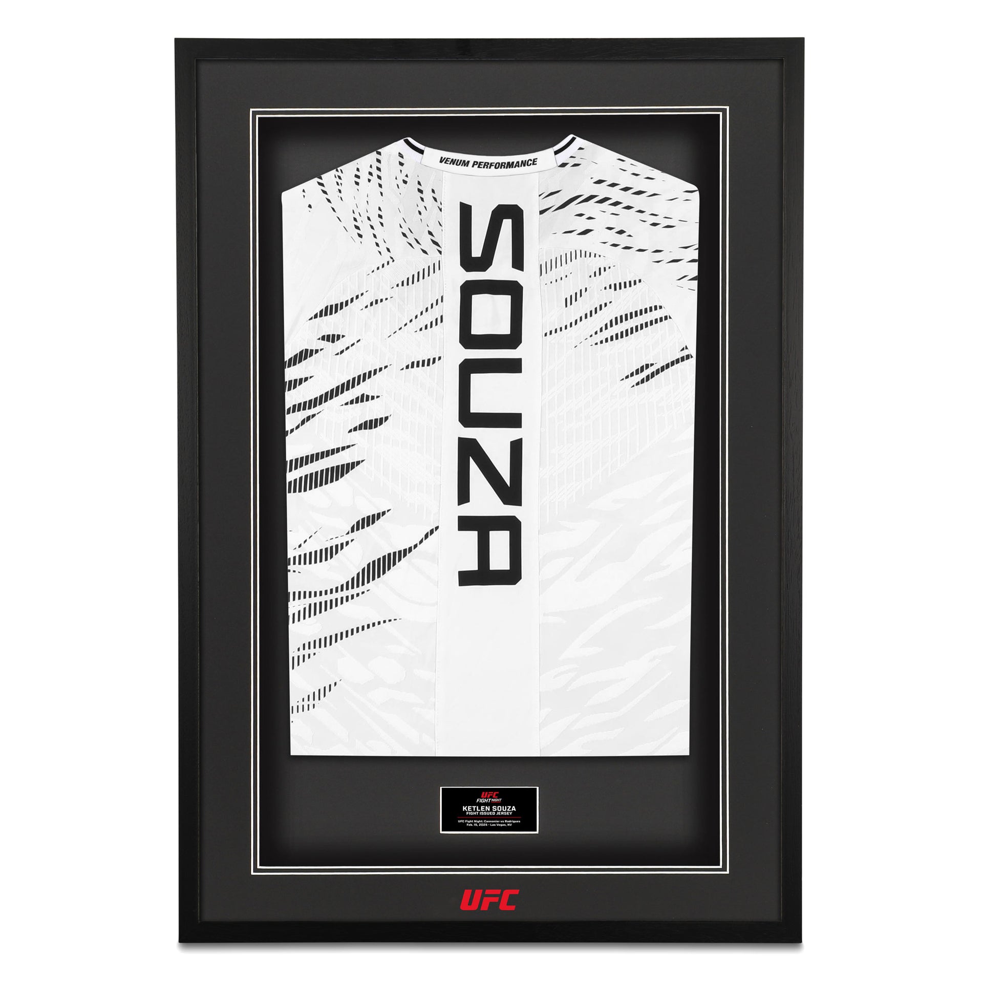 Ketlen Souza 1-of-1 Fight Issued Jersey UFC Fight Night: Cannonier vs Rodrigues