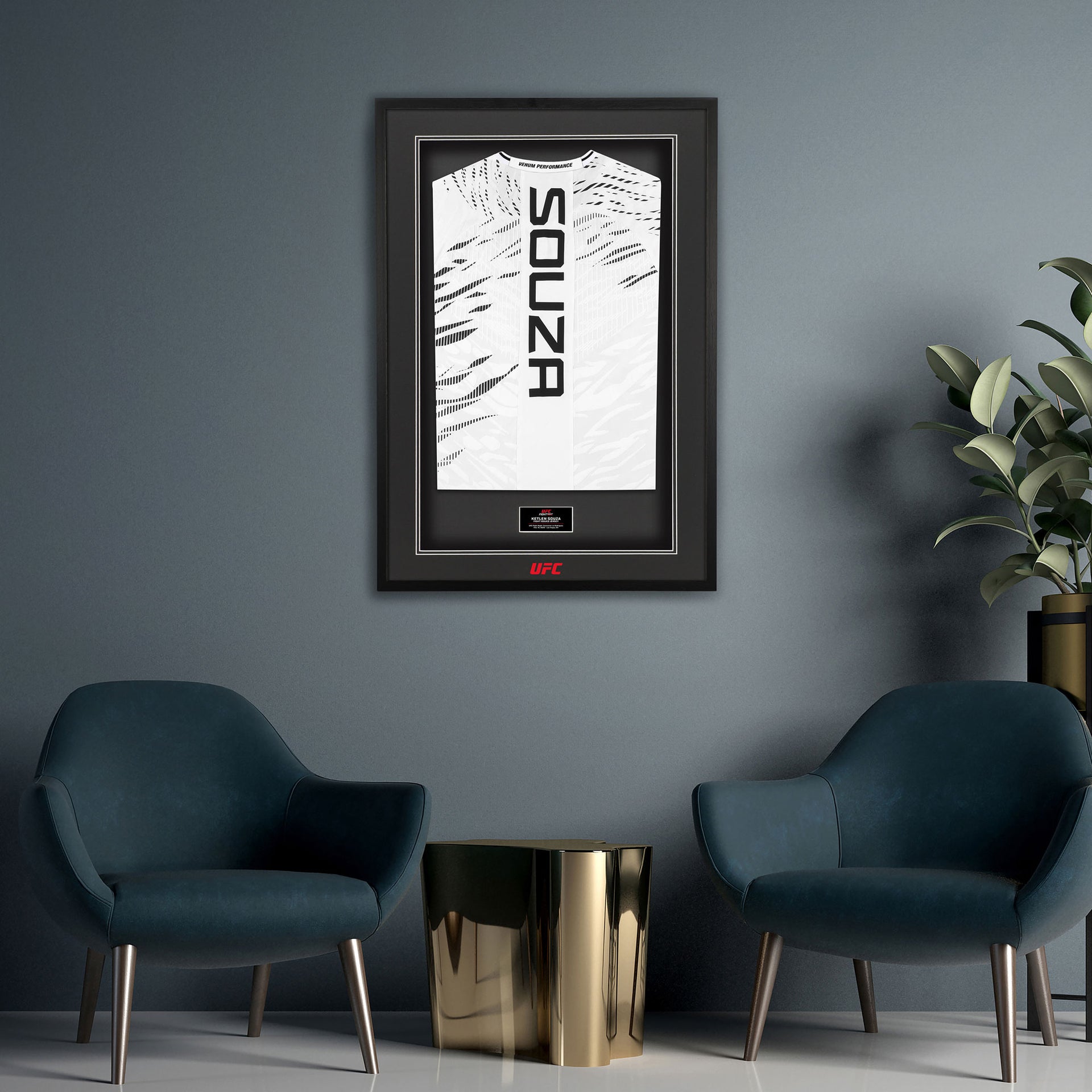 Ketlen Souza 1-of-1 Fight Issued Jersey UFC Fight Night: Cannonier vs Rodrigues