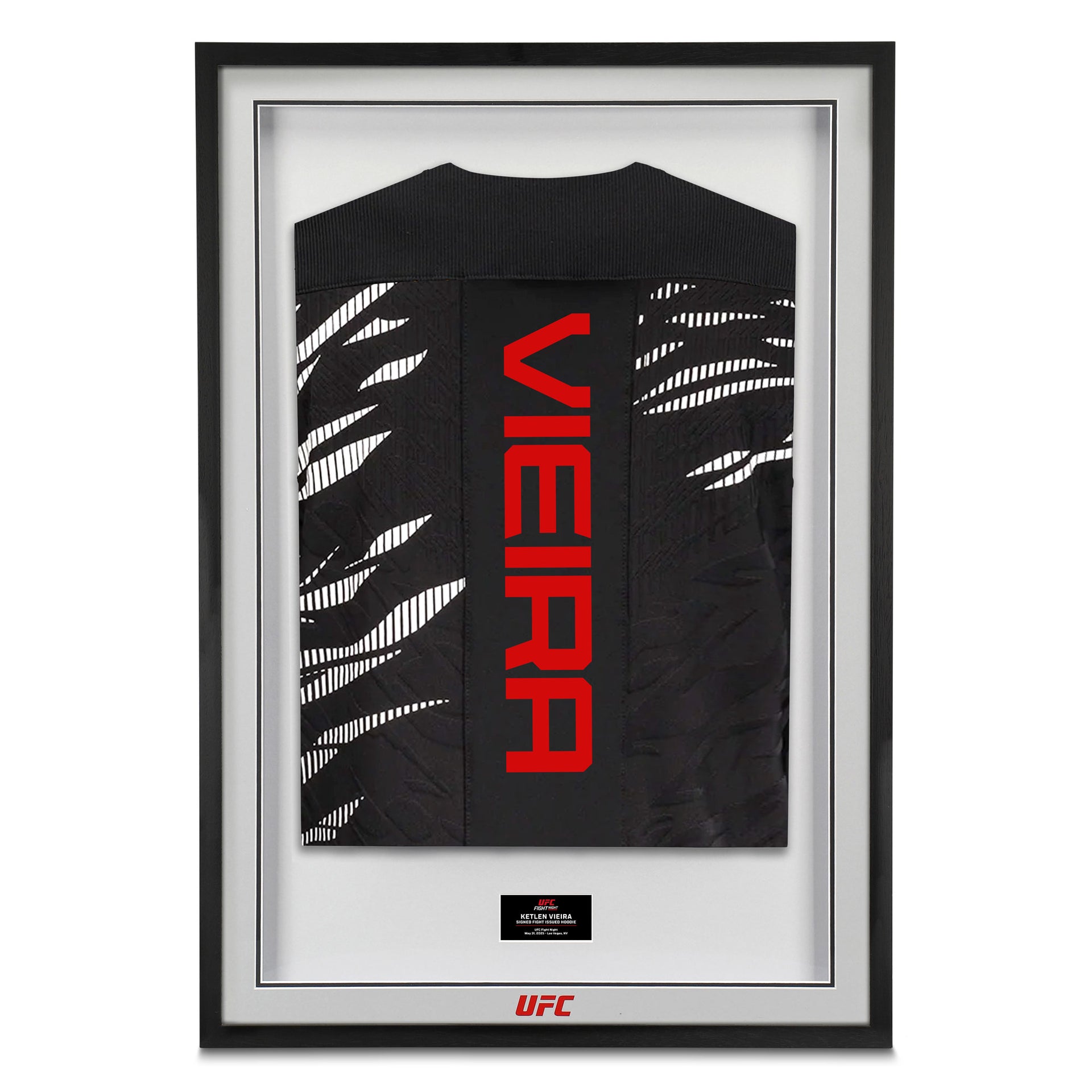 Ketlen Vieira Signed 1-of-1 Fight Issued Hoodie UFC Fight Night: Blanchfield vs Barber